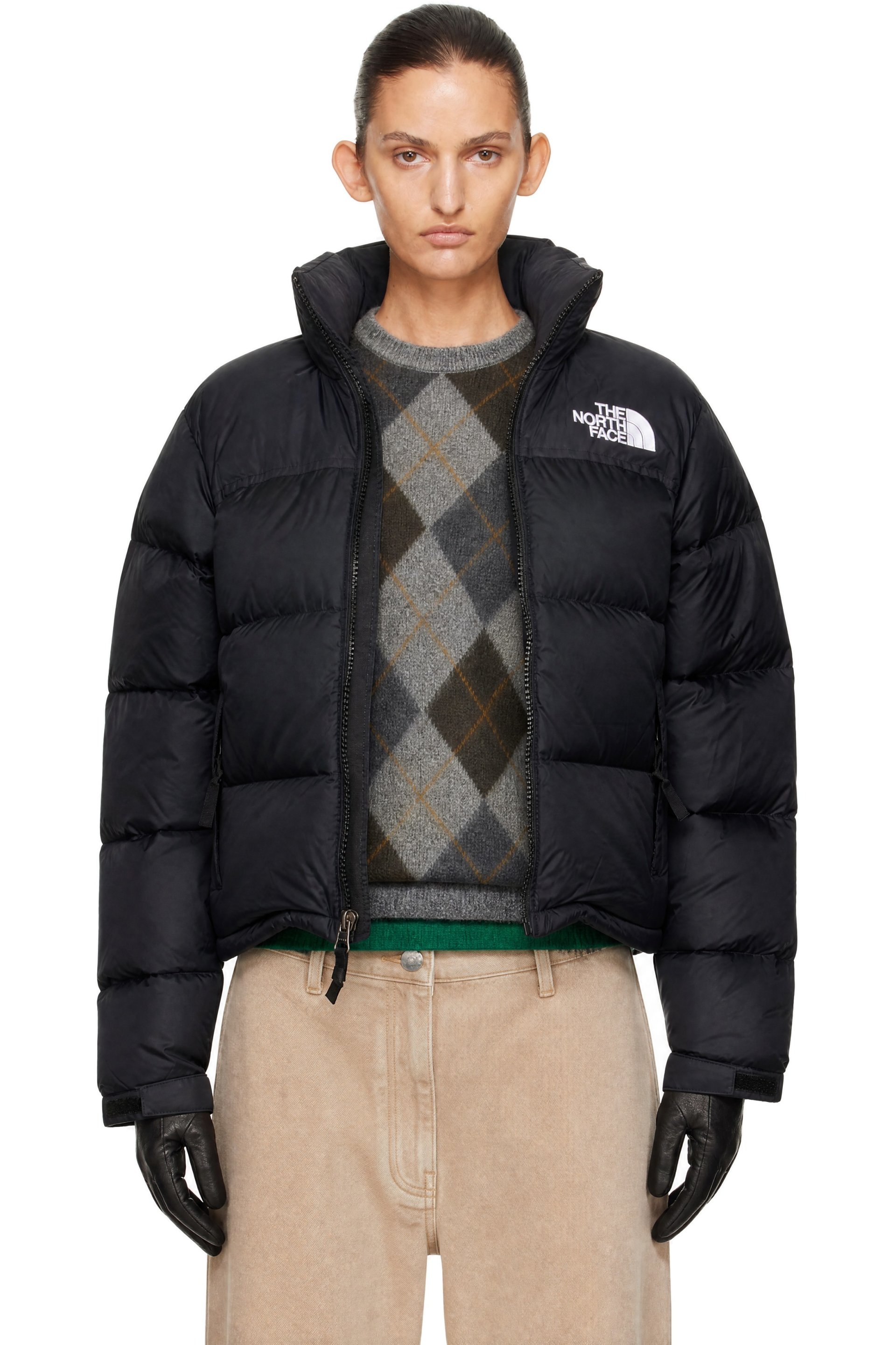 The North Face - Blouson rétro 1996 Nuptse noir rembourré en duvet