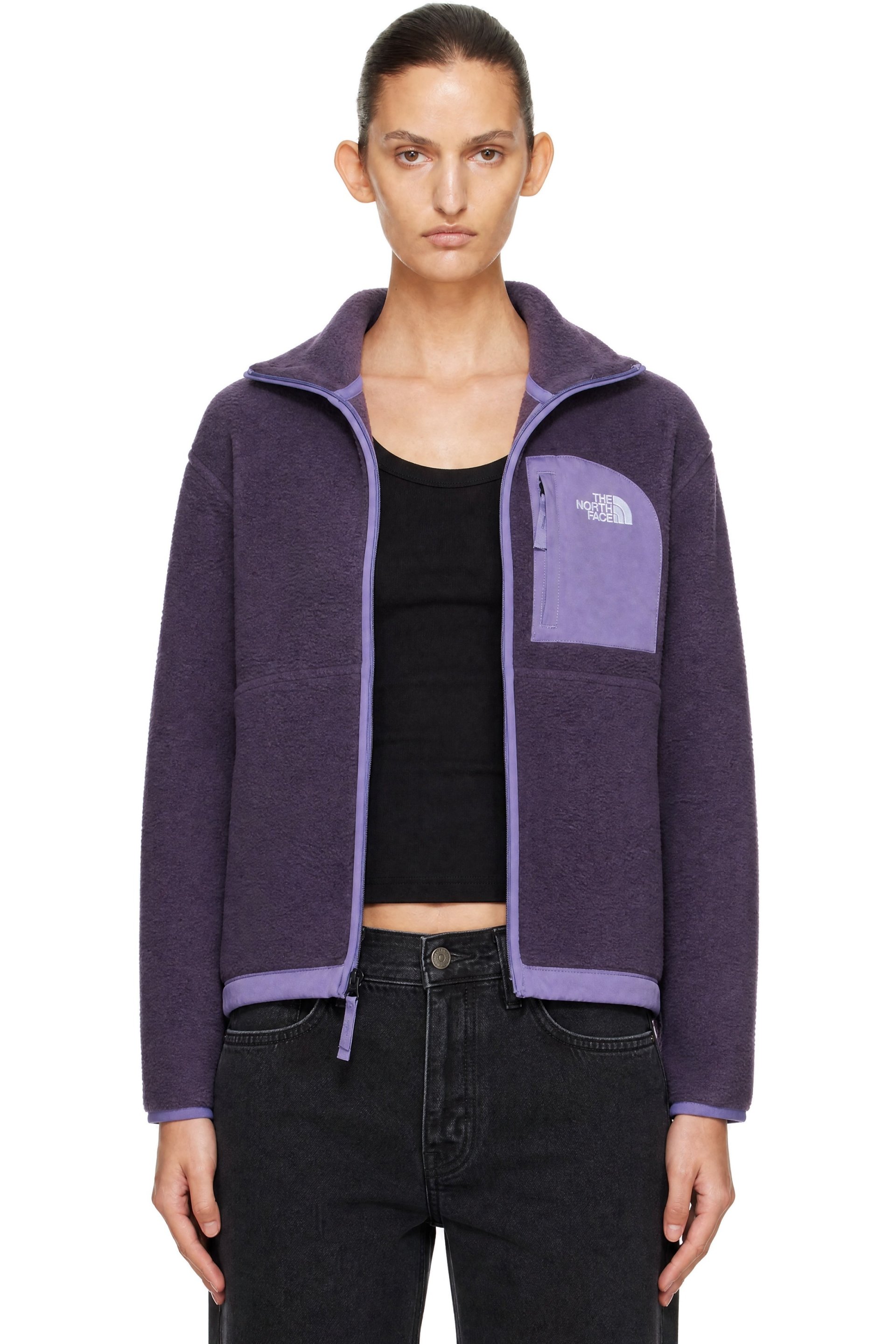 The North Face - Blouson Yumiori Off Peak mauve à glissière