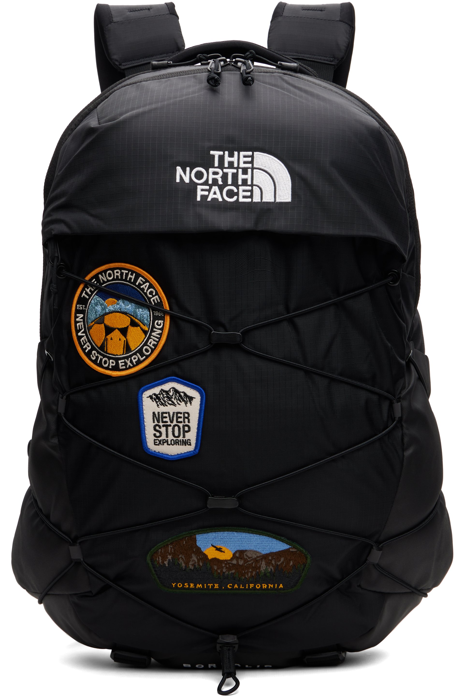 The North Face - Sac à dos Borealis noir à écussons