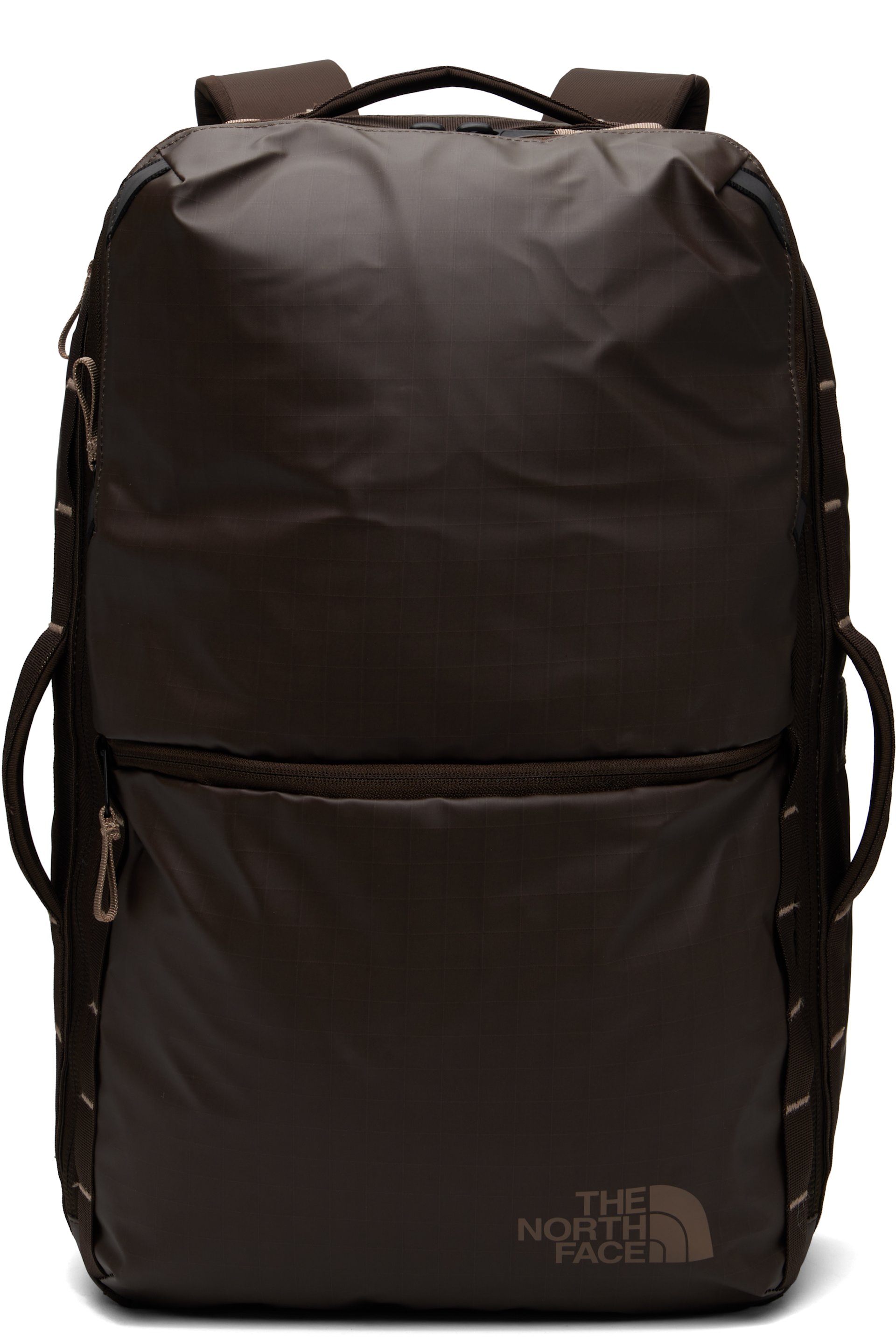 The North Face - Sac à dos Voyager brun en tissu antidéchirures Base Camp