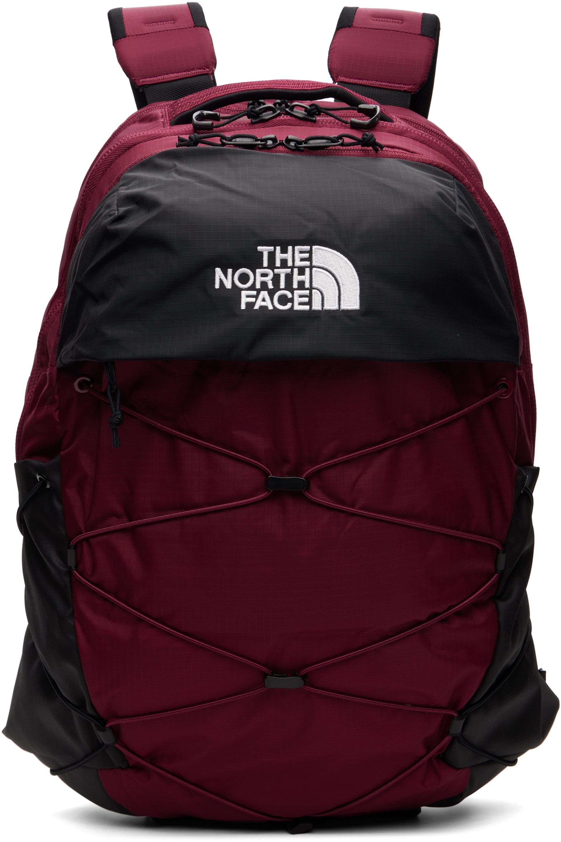 The North Face - Sac à dos Borealis noir et bourgogne