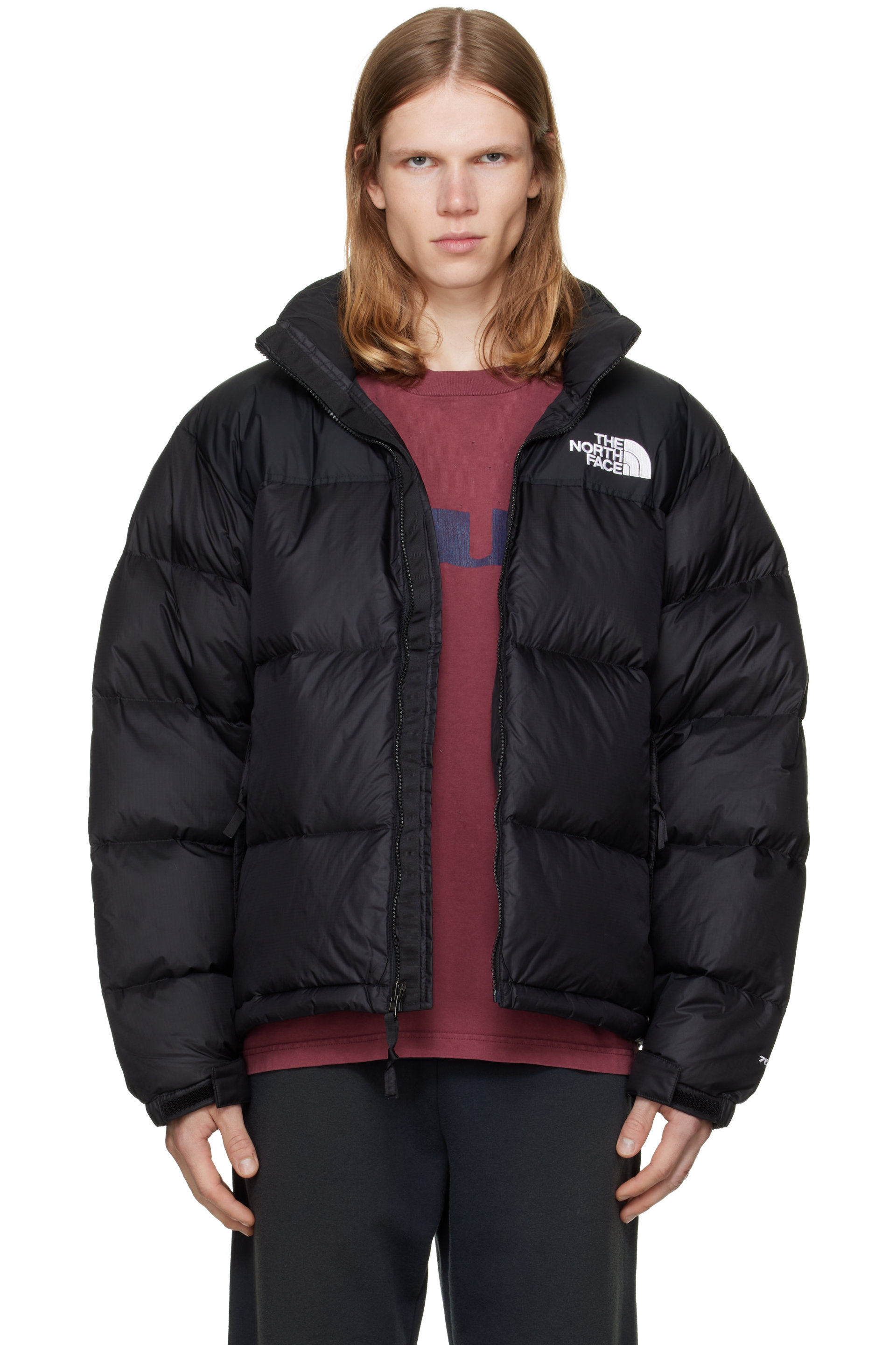 The North Face - Blouson rétro 1996 Nuptse noir rembourré en duvet