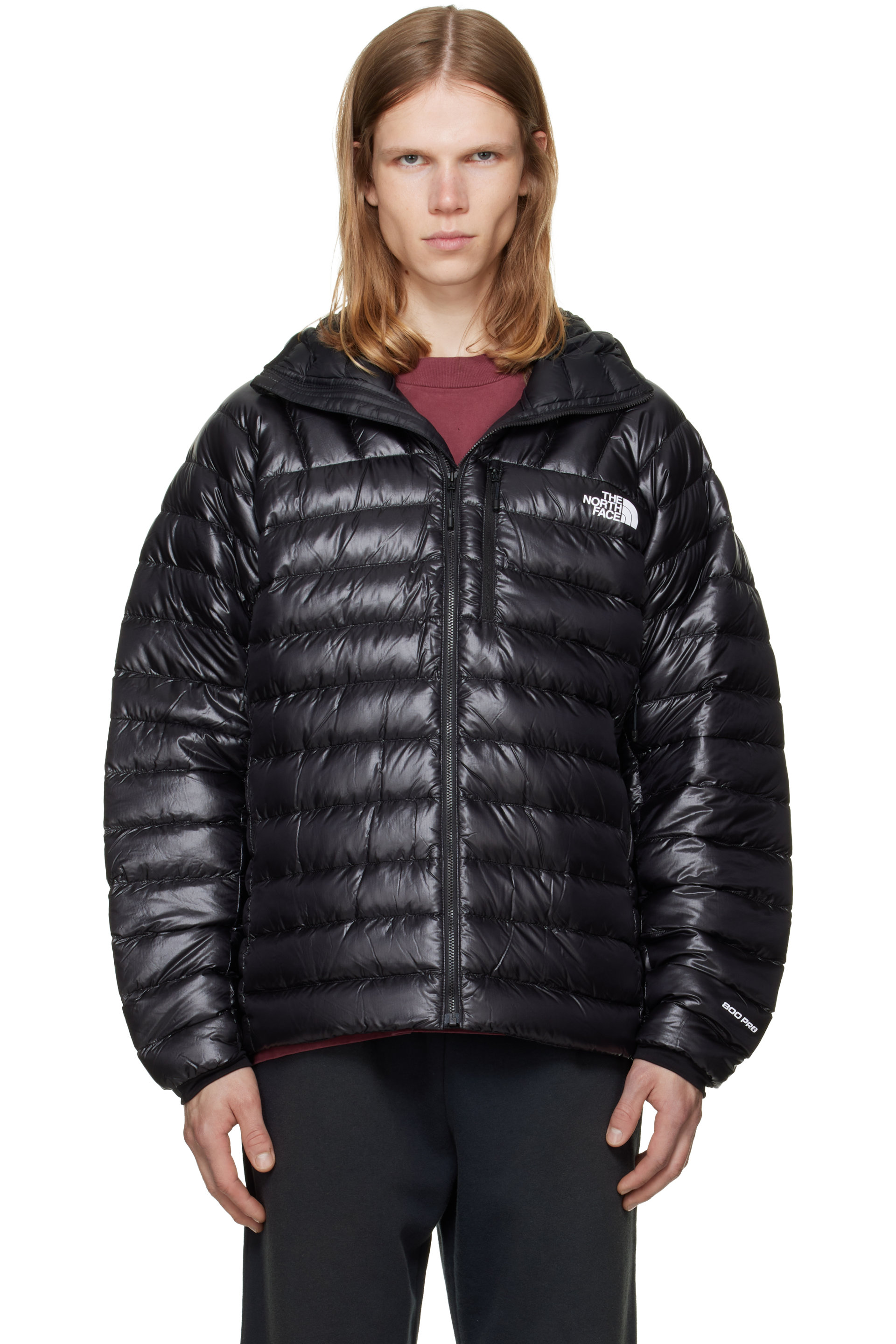 The North Face - Blouson Breithorn noir rembourré duvet à capuche - Summit Series
