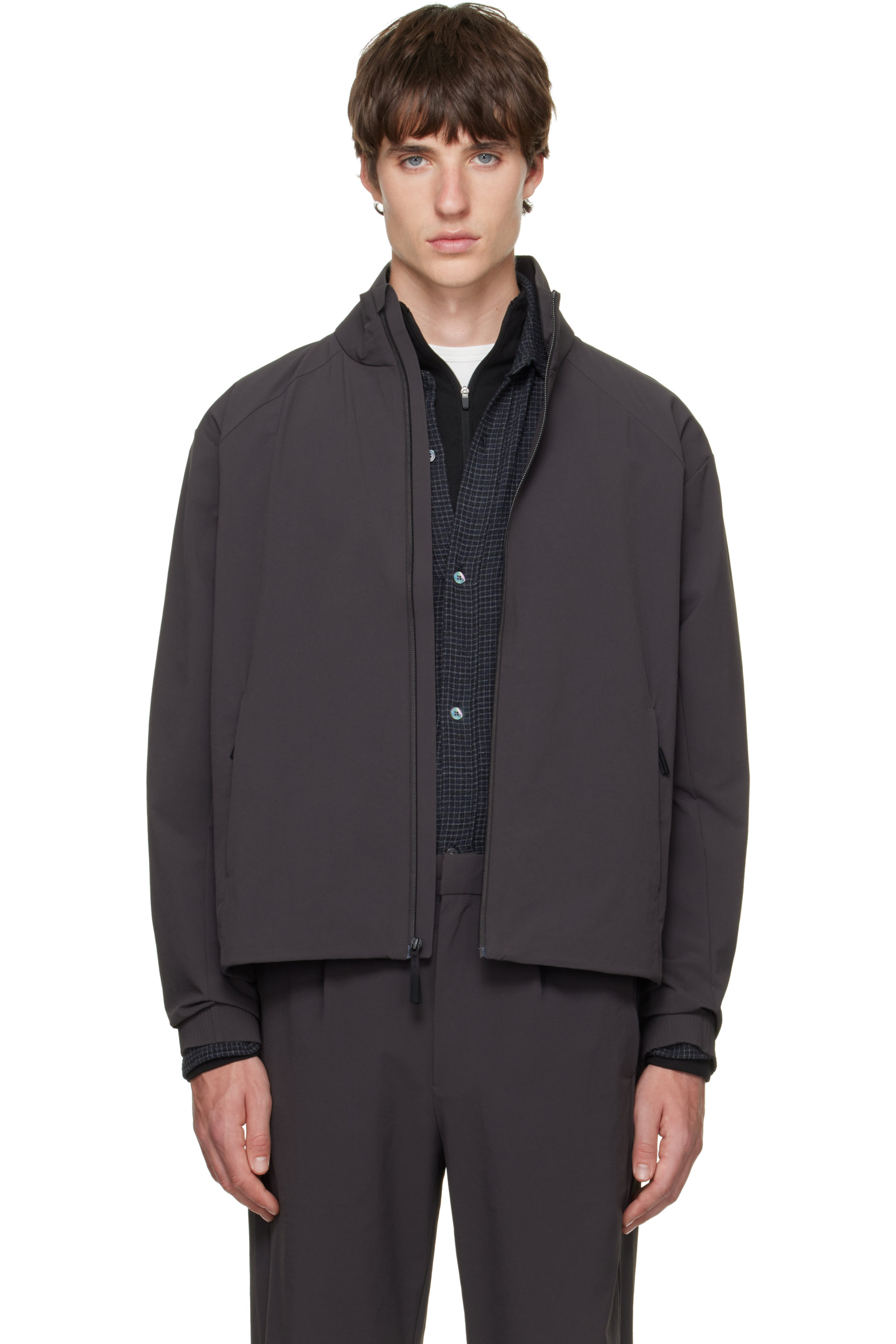 The North Face - Blouson gris en taffetas technique - Black Box