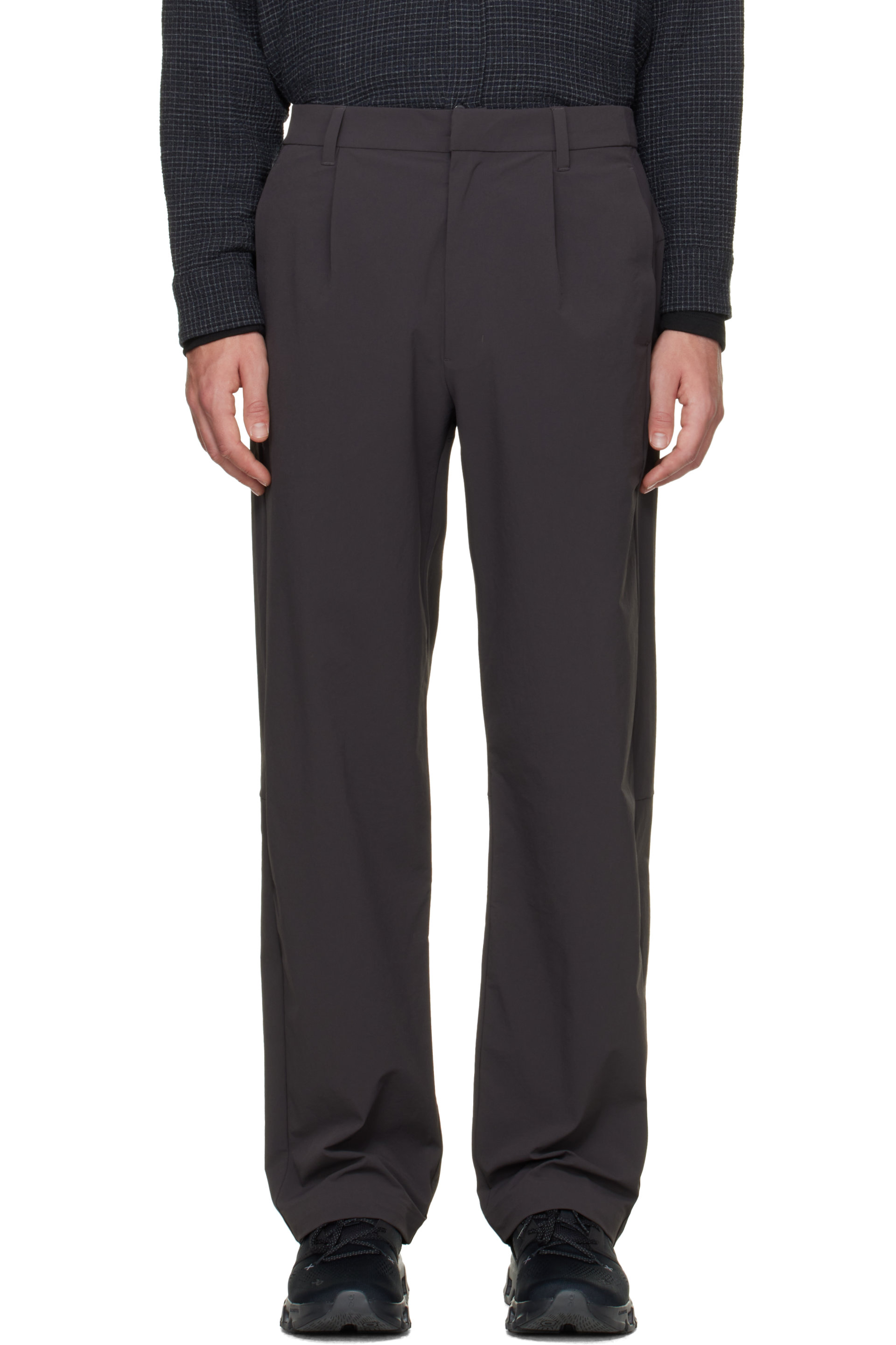 The North Face - Pantalon gris en taffetas technique - Black Box