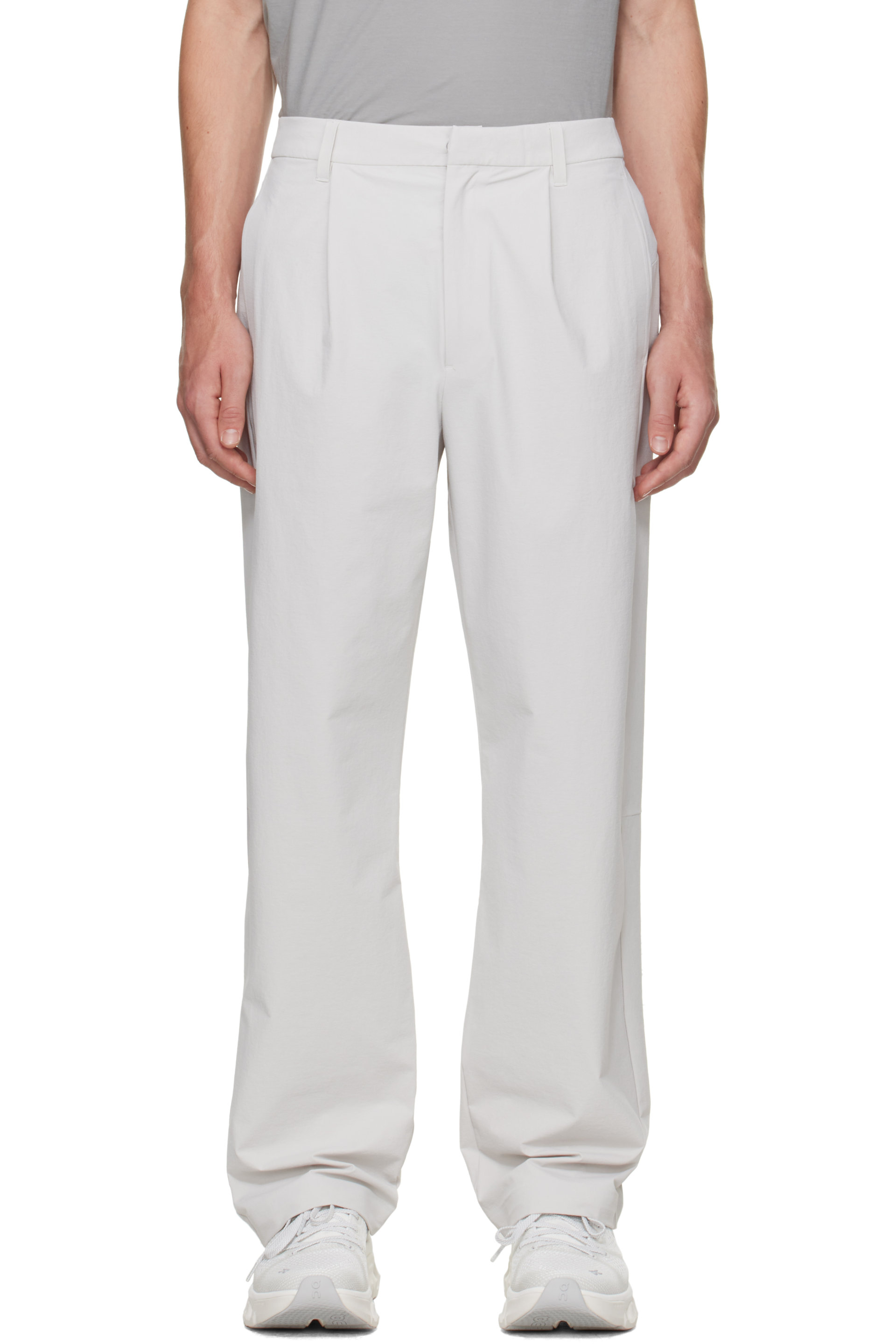 The North Face - Pantalon blanc cassé en taffetas technique - Black Box