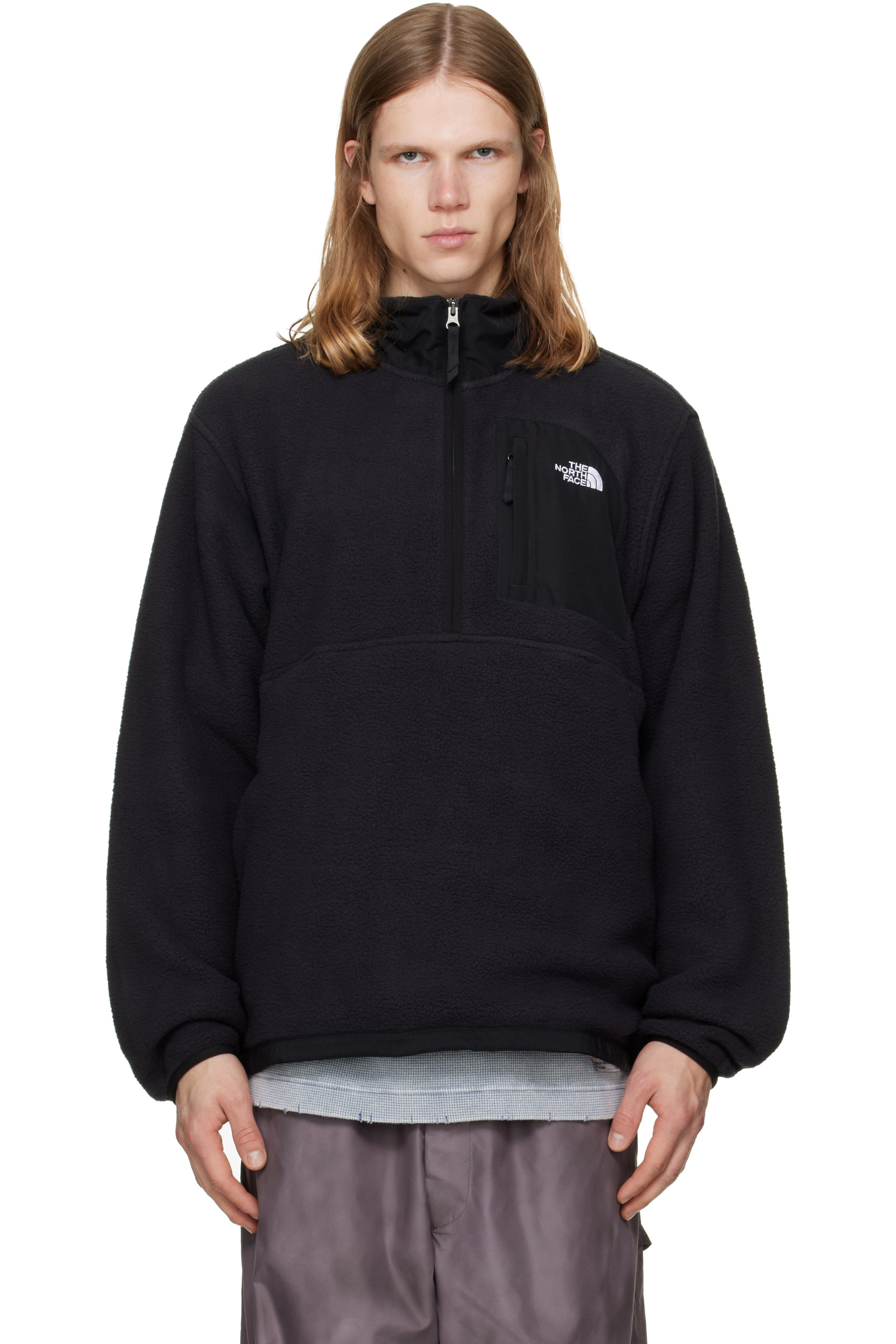 The North Face - Blouson Yumiori Off Peak noir à demi-glissière
