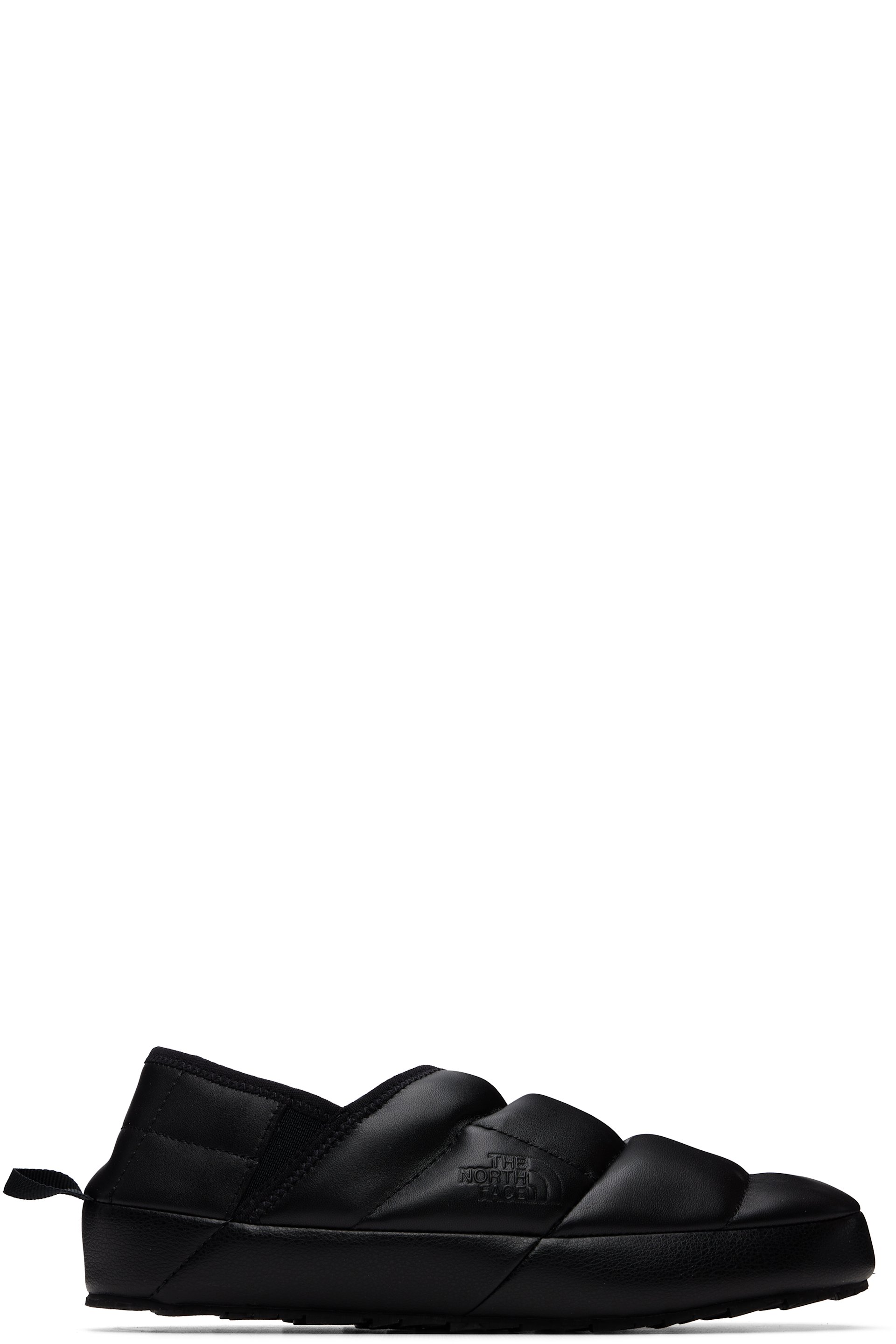 The North Face - Flâneurs Traction Mule noirs en cuir à isolation ThermoBall