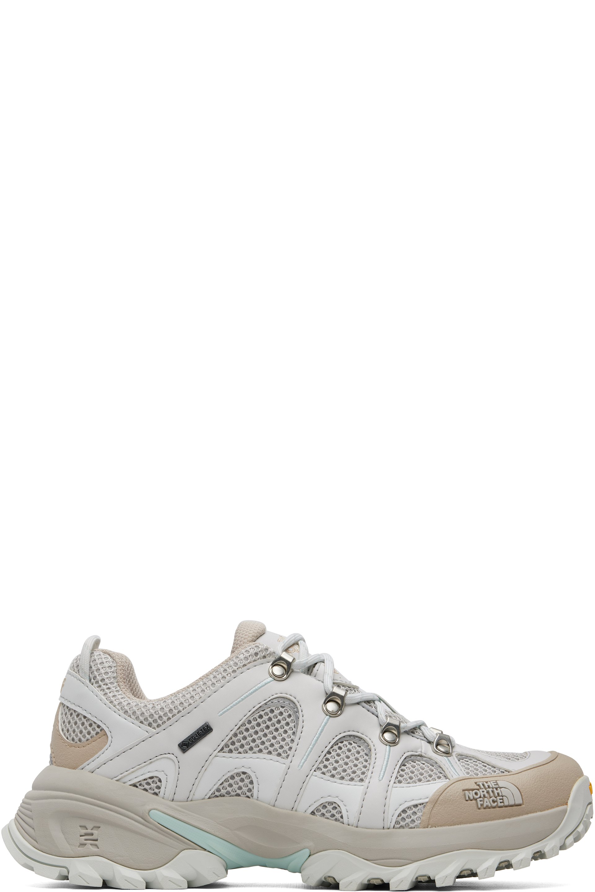 The North Face - Baskets Hedgehog 06 RVST grises à doublure en GORE-TEX