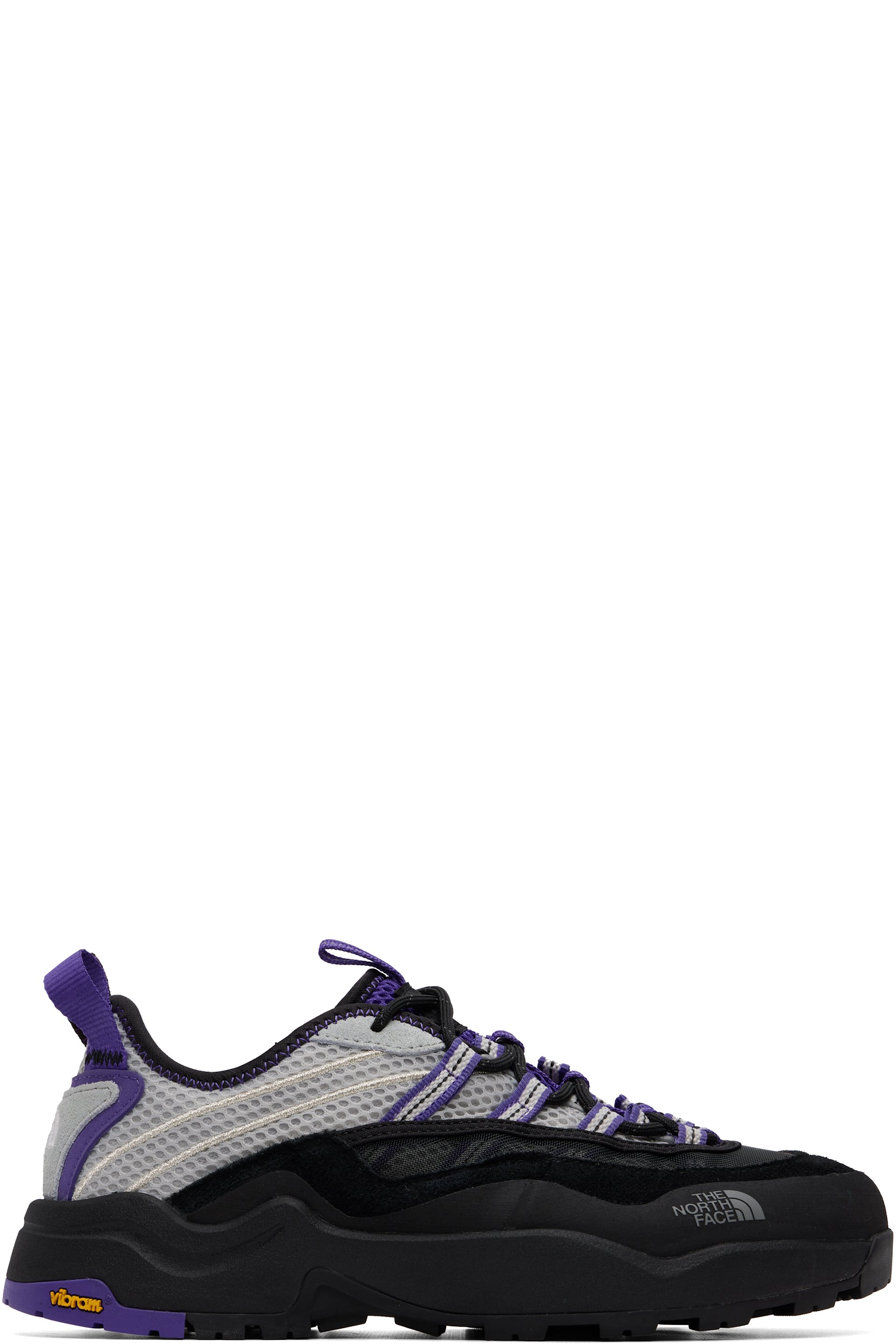 The North Face - Baskets Clyffe Ultra gris et mauve