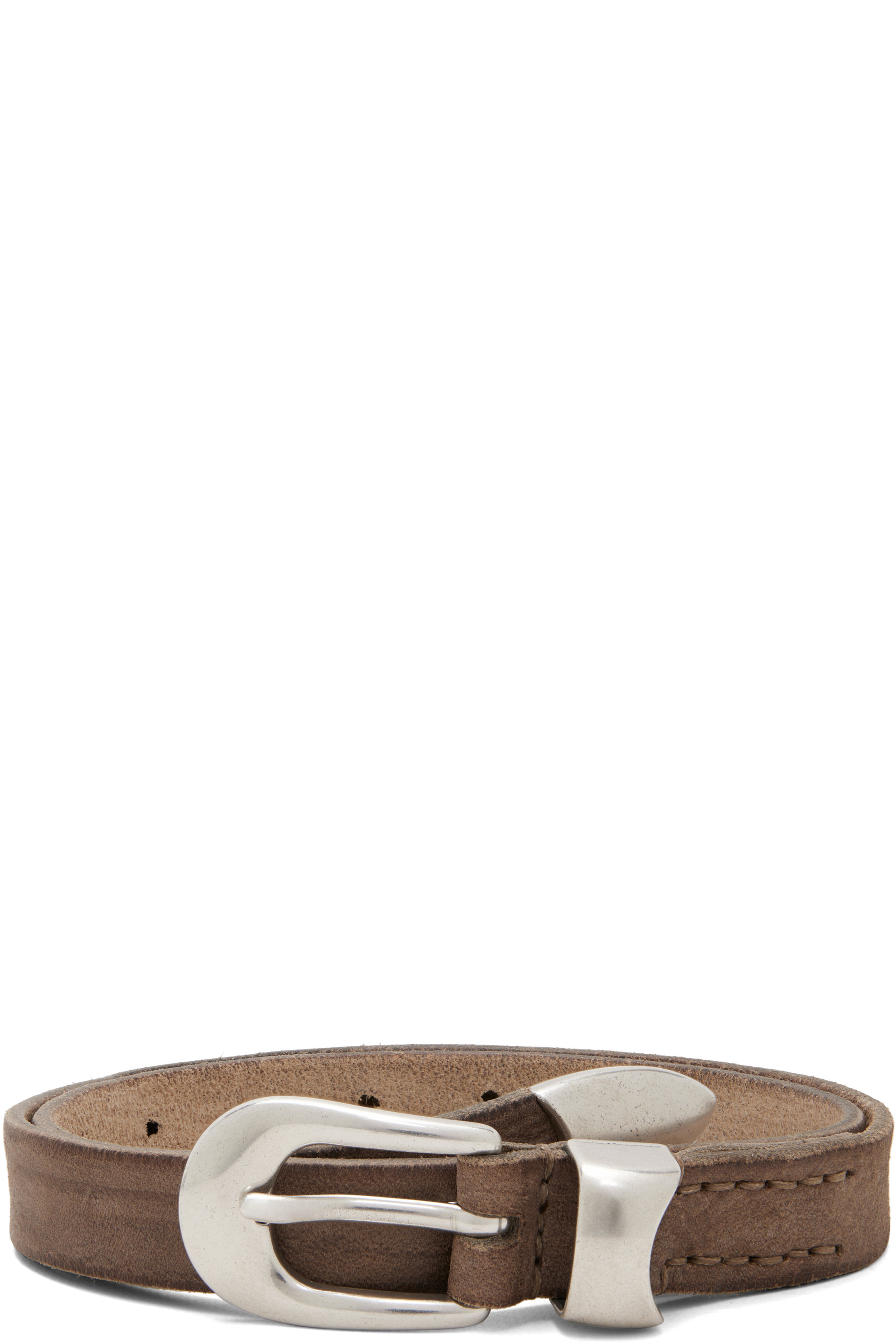 OUR LEGACY - Taupe 2 CM Belt