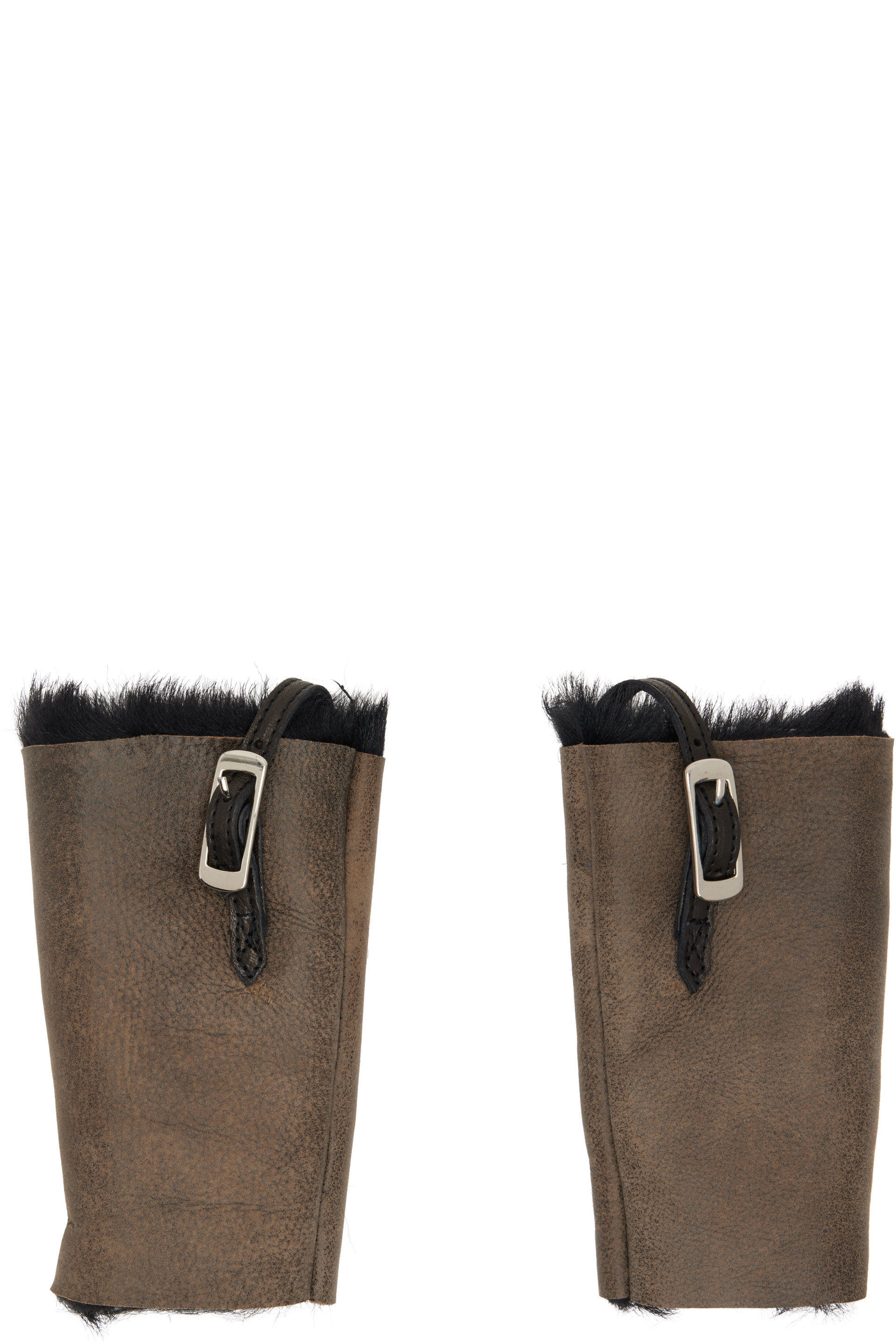 OUR LEGACY - Brown Liner Cuff Gloves