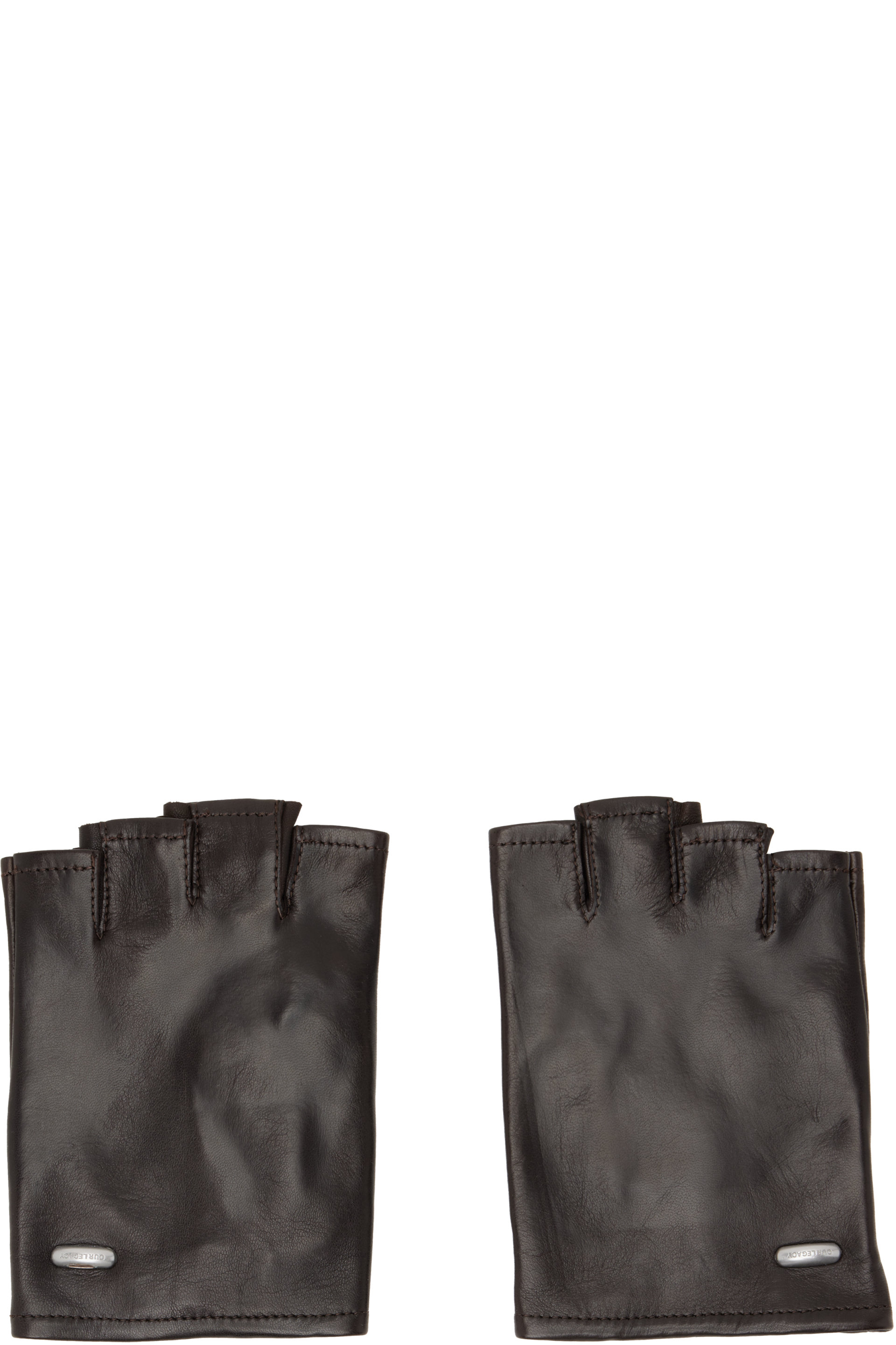 OUR LEGACY - Brown Biker Gloves