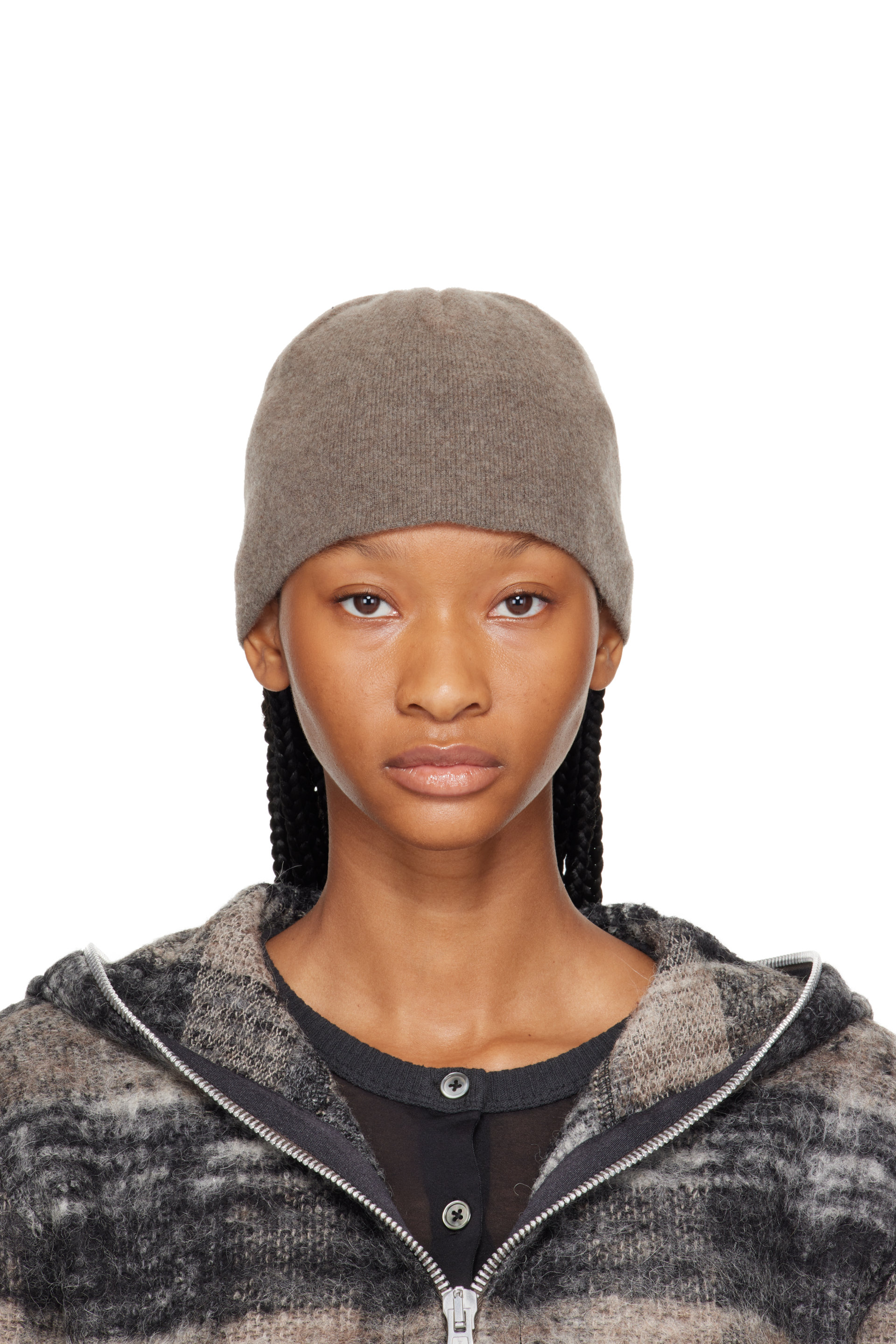 OUR LEGACY - Taupe Merino Wool Beanie