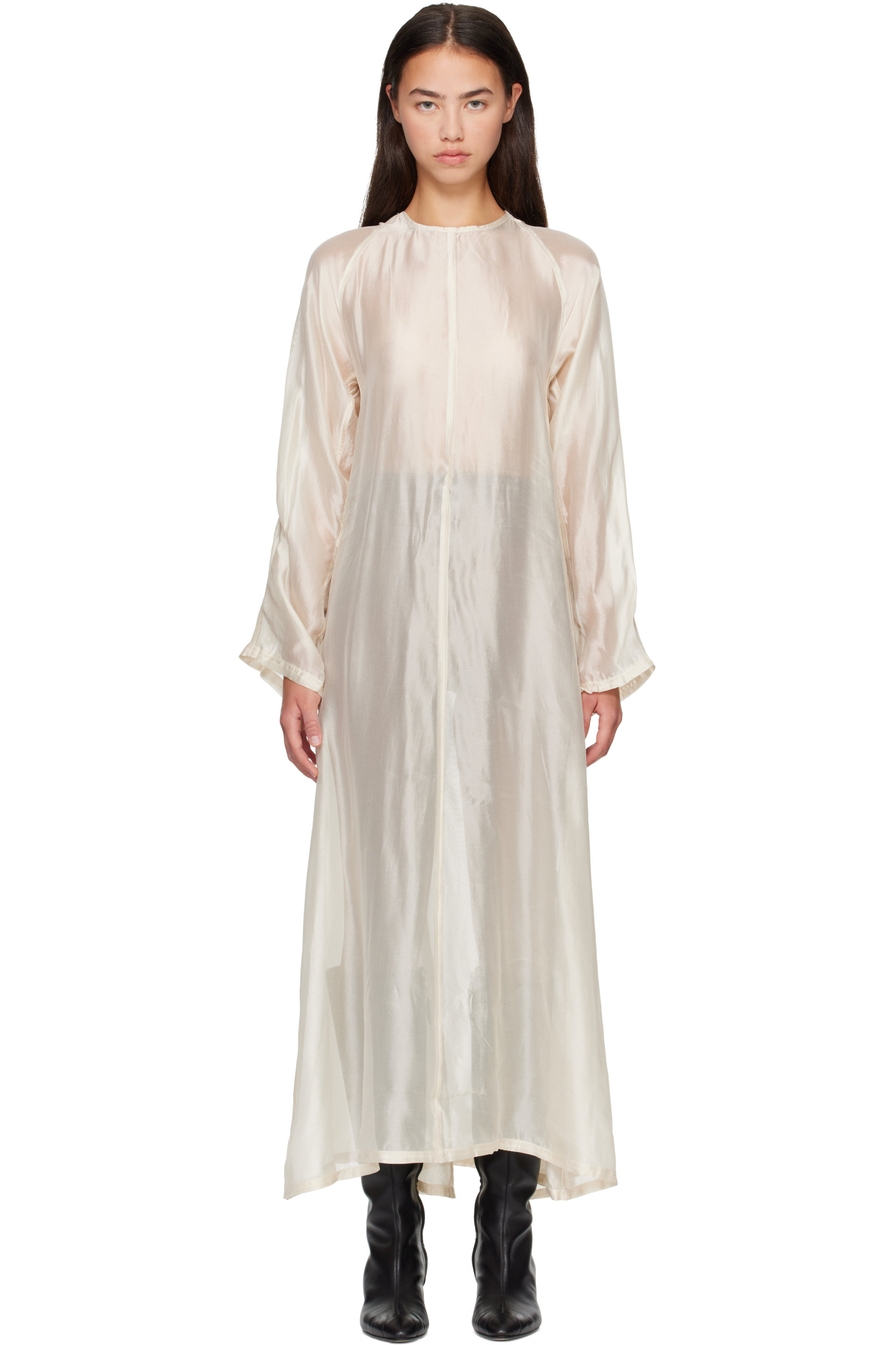 OUR LEGACY - Beige Shift Maxi Dress