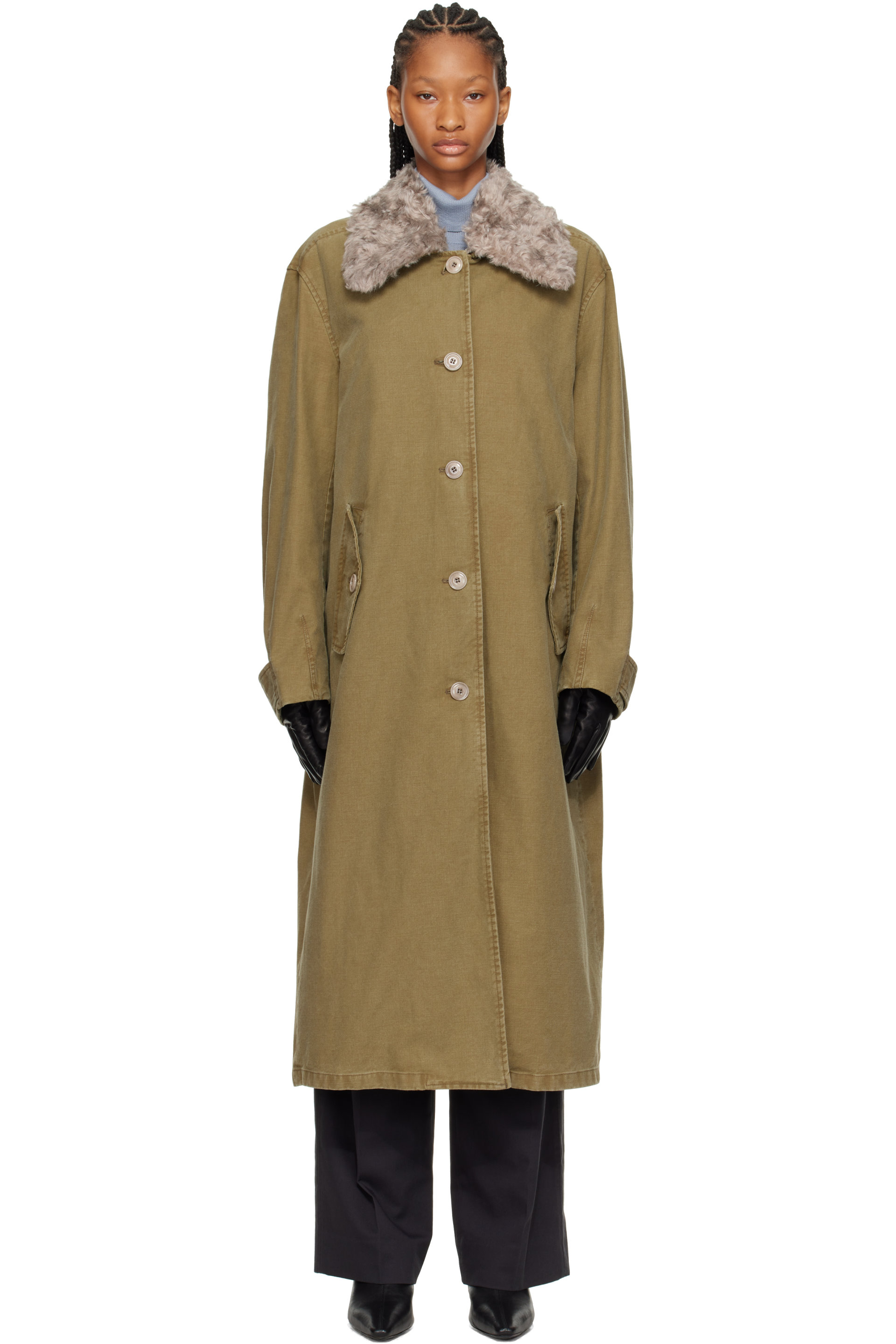 OUR LEGACY - Khaki Tundra Coat