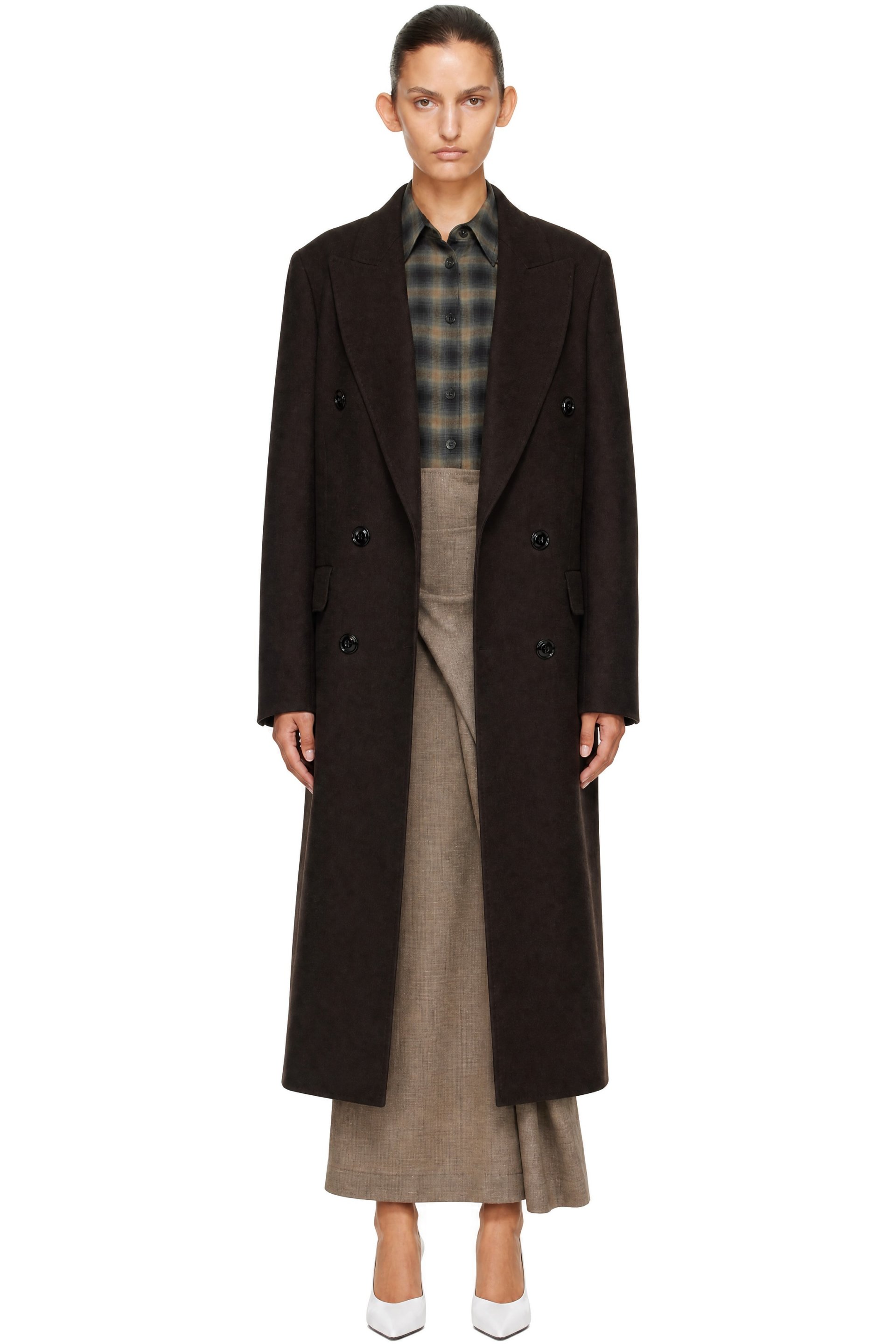 OUR LEGACY - Brown Extended Whale Coat