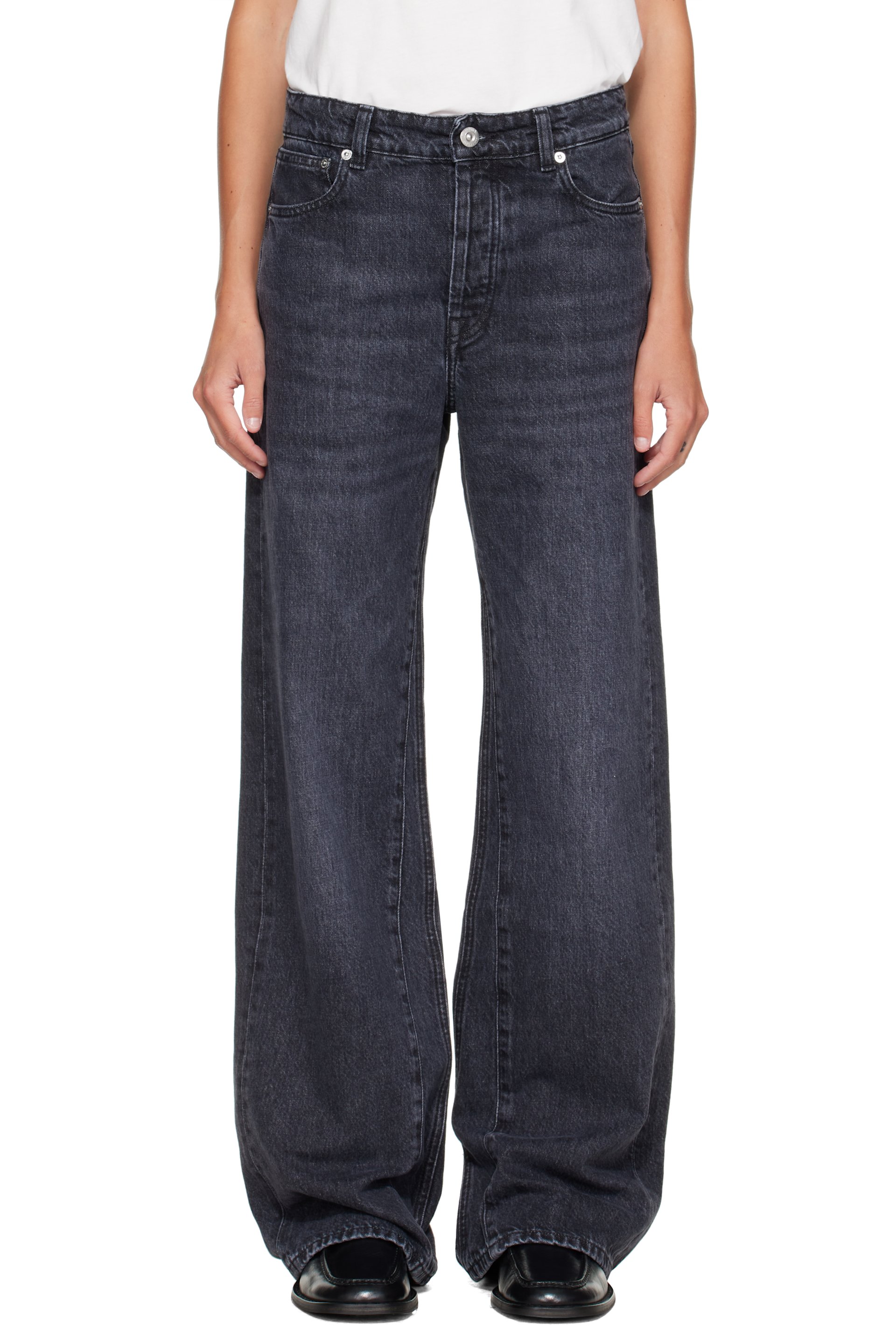OUR LEGACY - Black Treble Cut Jeans