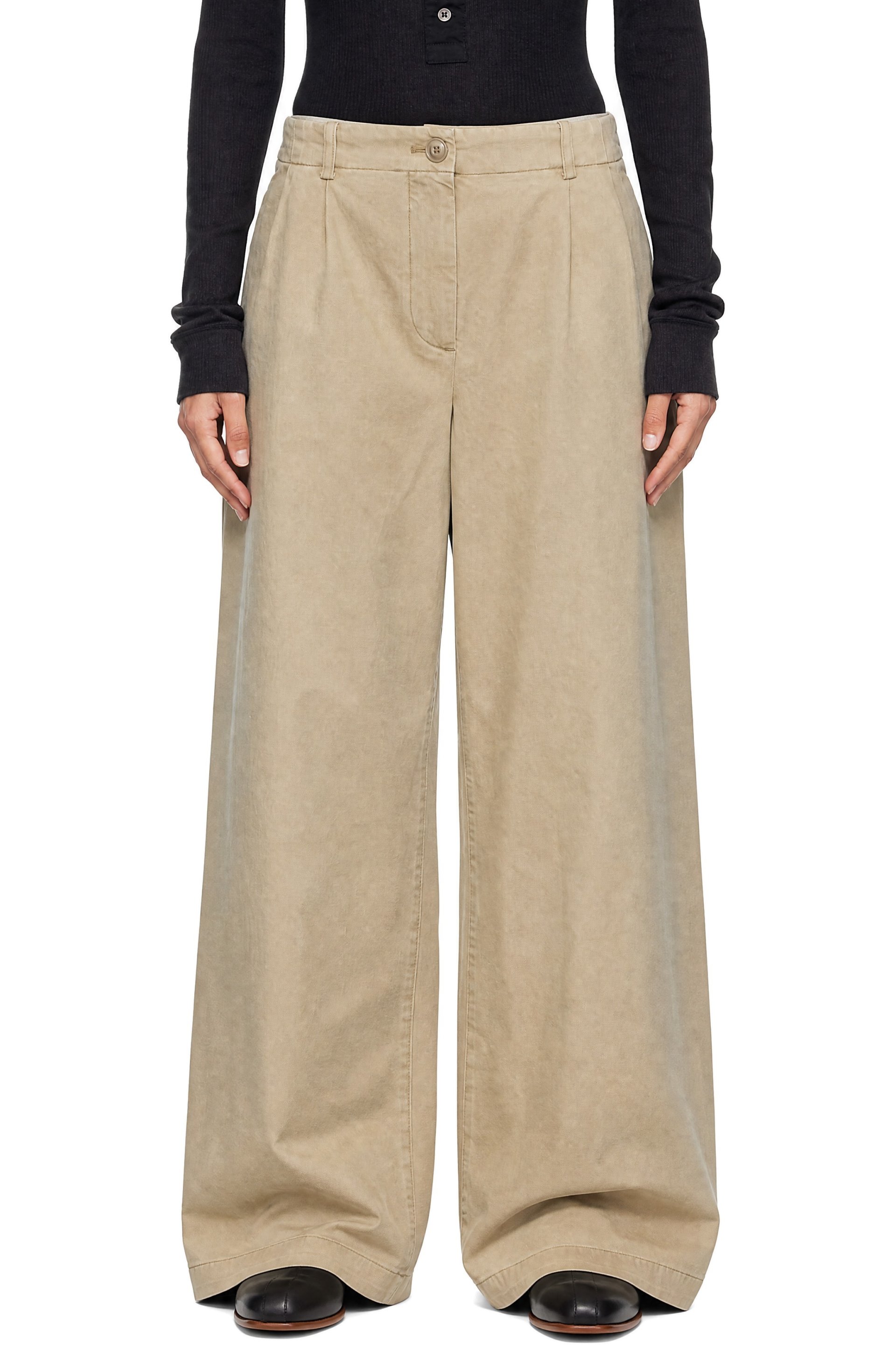 OUR LEGACY - Beige Arch Chino Trousers