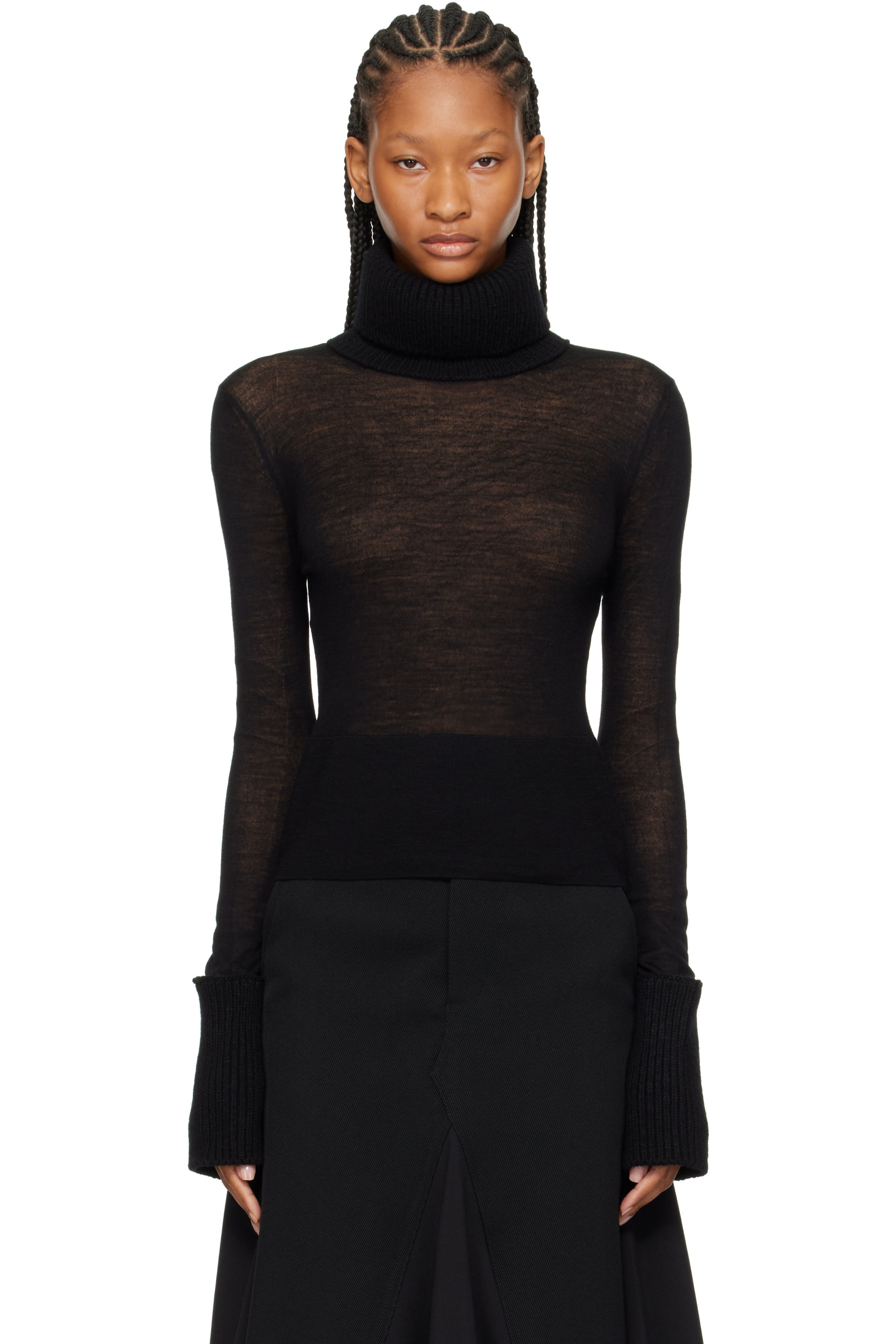 OUR LEGACY - Black Inverse Turtleneck