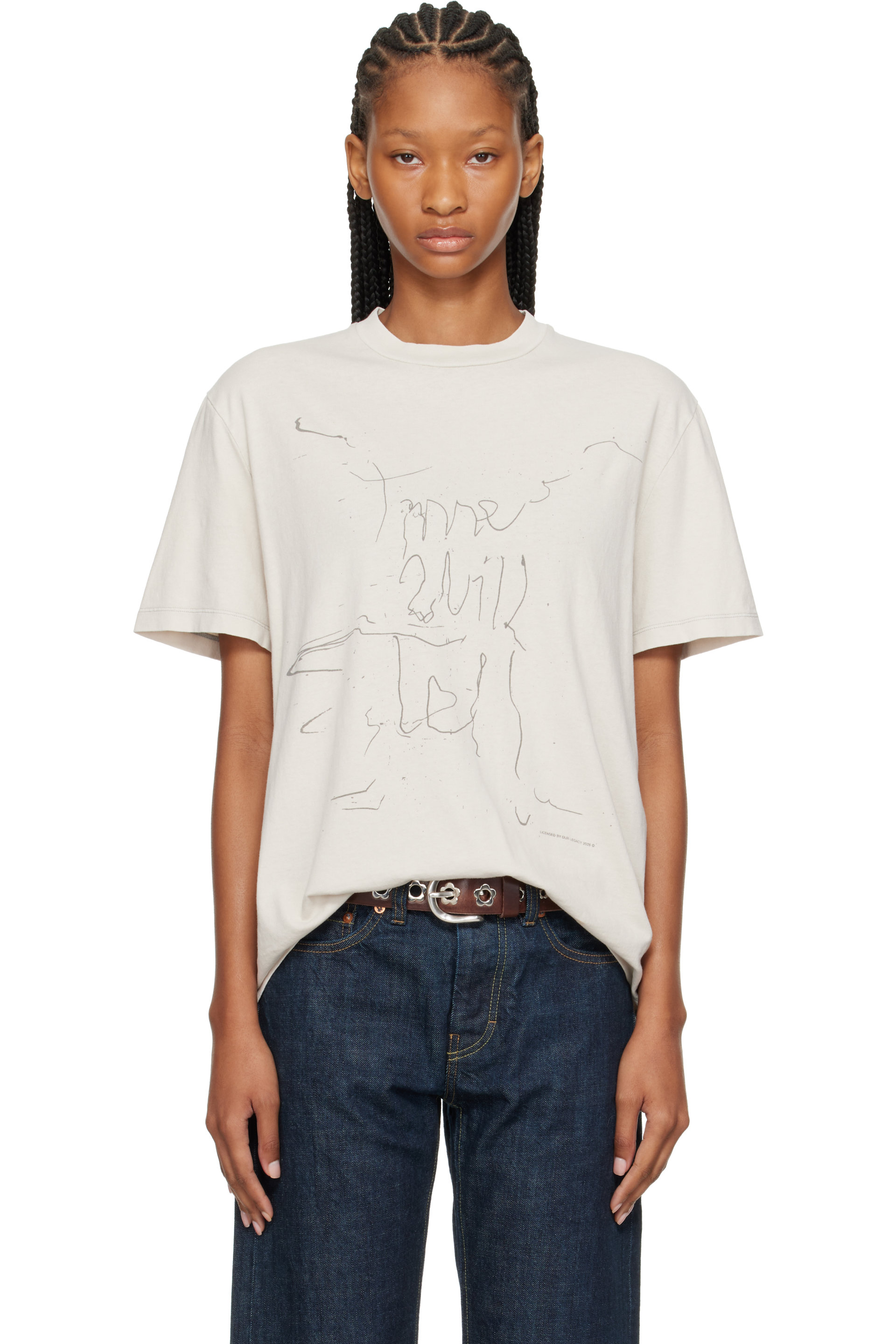 OUR LEGACY - オフホワイト Box Tシャツ