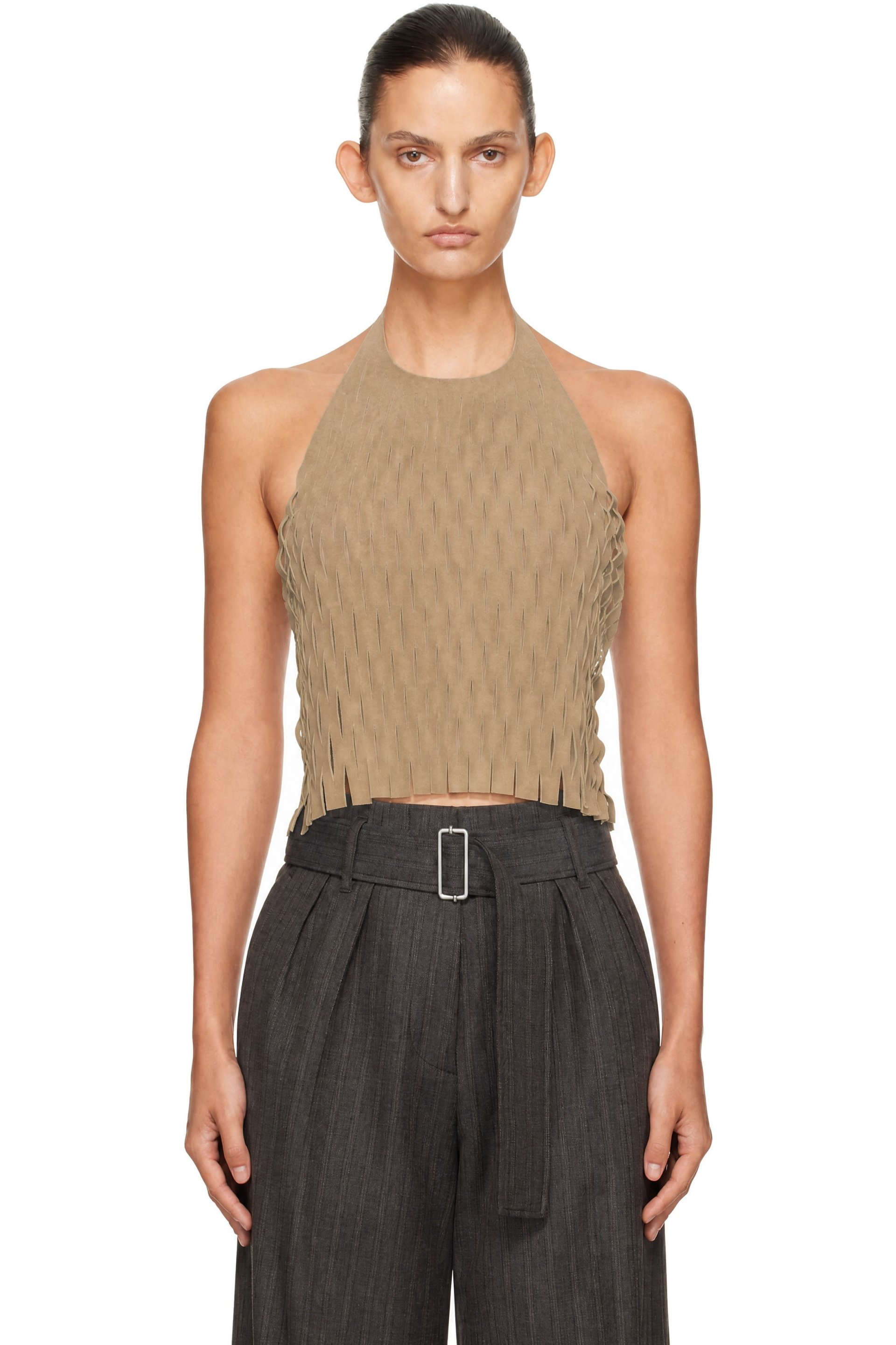OUR LEGACY - Beige Cut Apron Top
