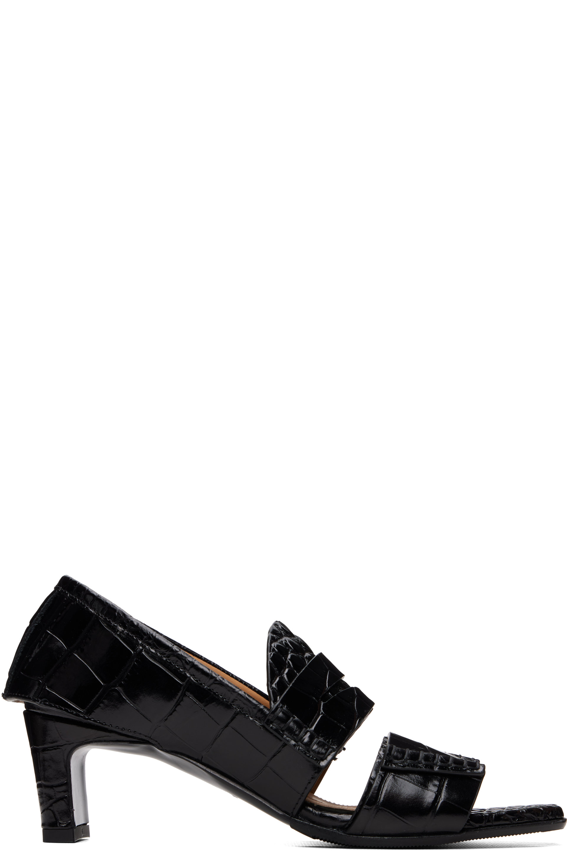 OUR LEGACY - Black Court Heeled Sandals