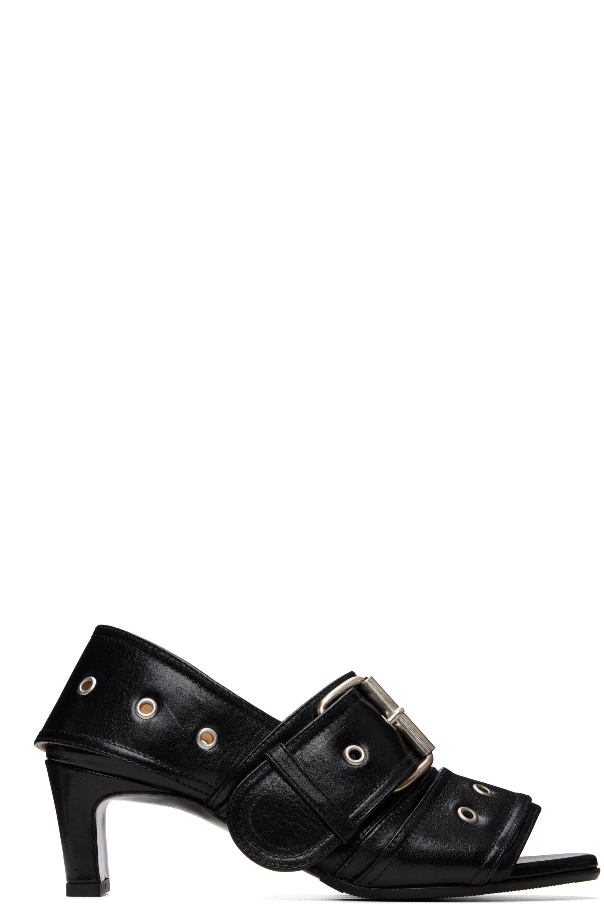 OUR LEGACY - Black 4cm Belt Heeled Sandals