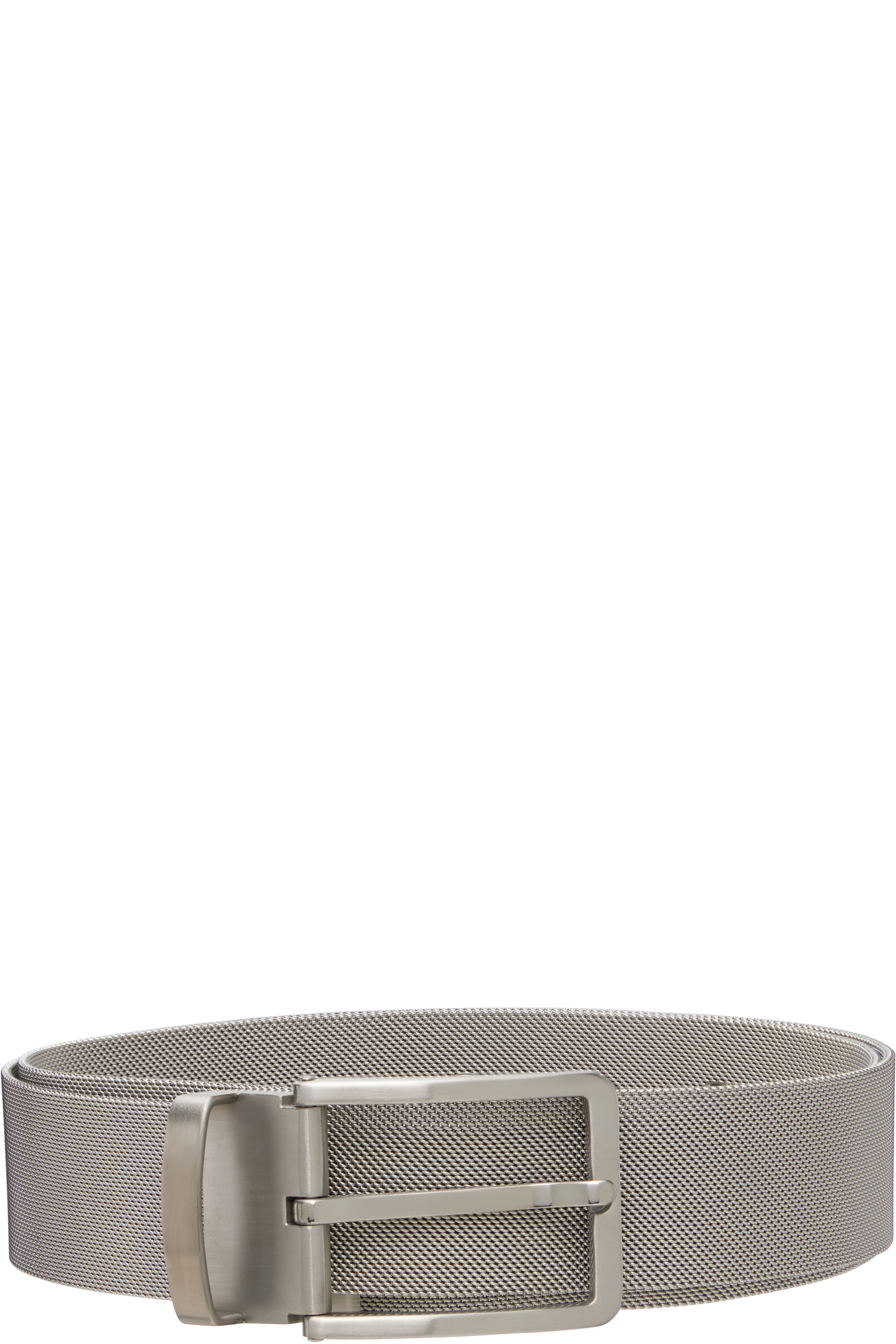 OUR LEGACY - Ceinture Sharkmesh argentée