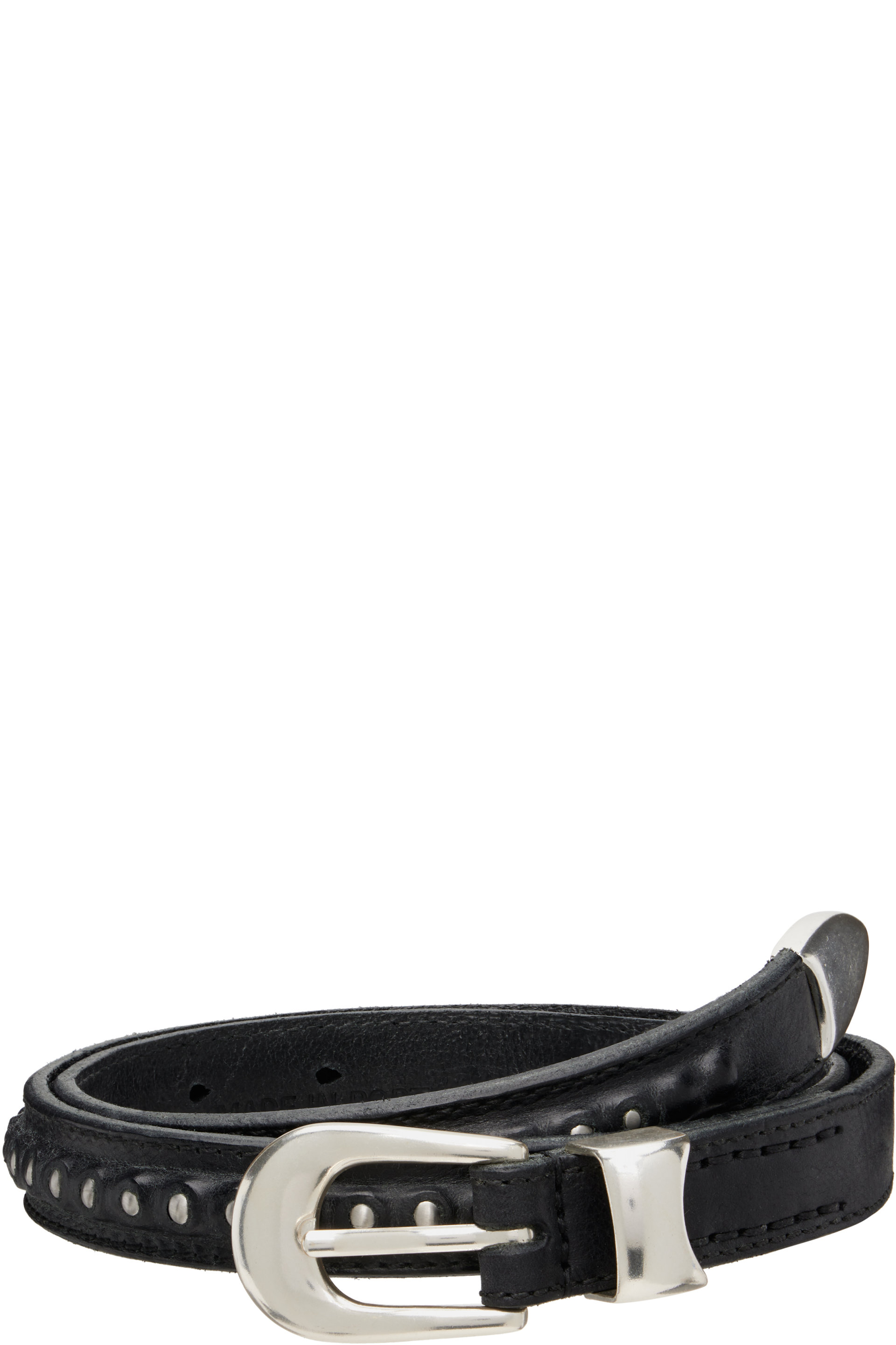 OUR LEGACY - Black 2cm Bullet Chain Belt