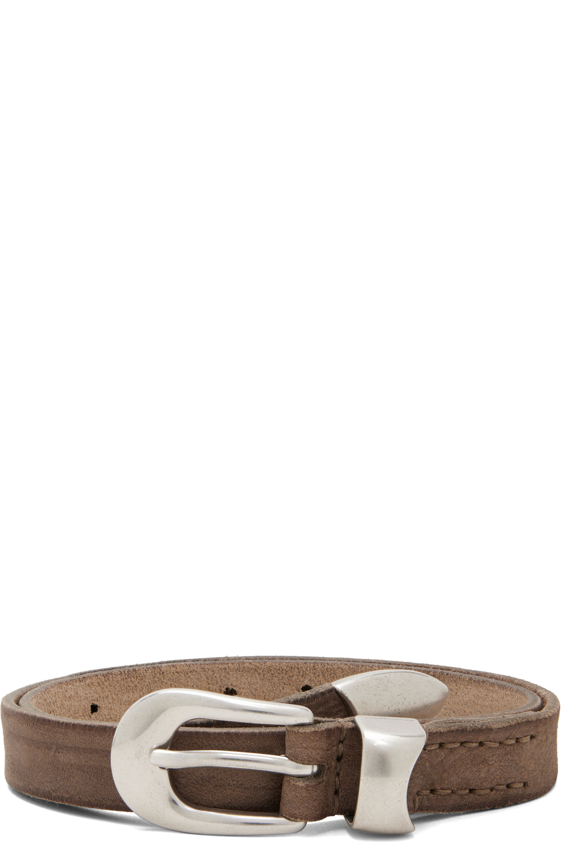 OUR LEGACY - Taupe 2 CM Belt