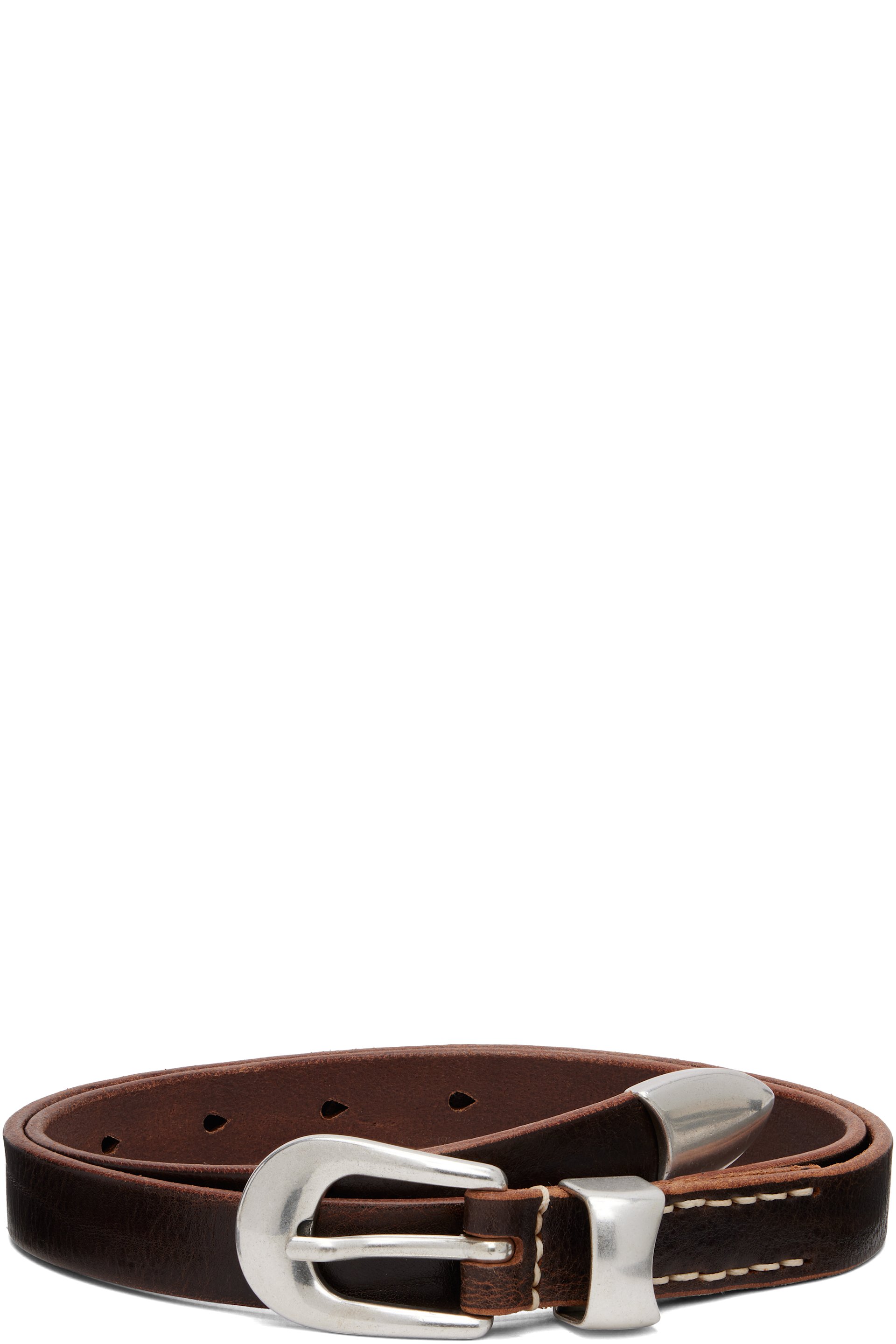 OUR LEGACY - Ceinture de 2 cm brune