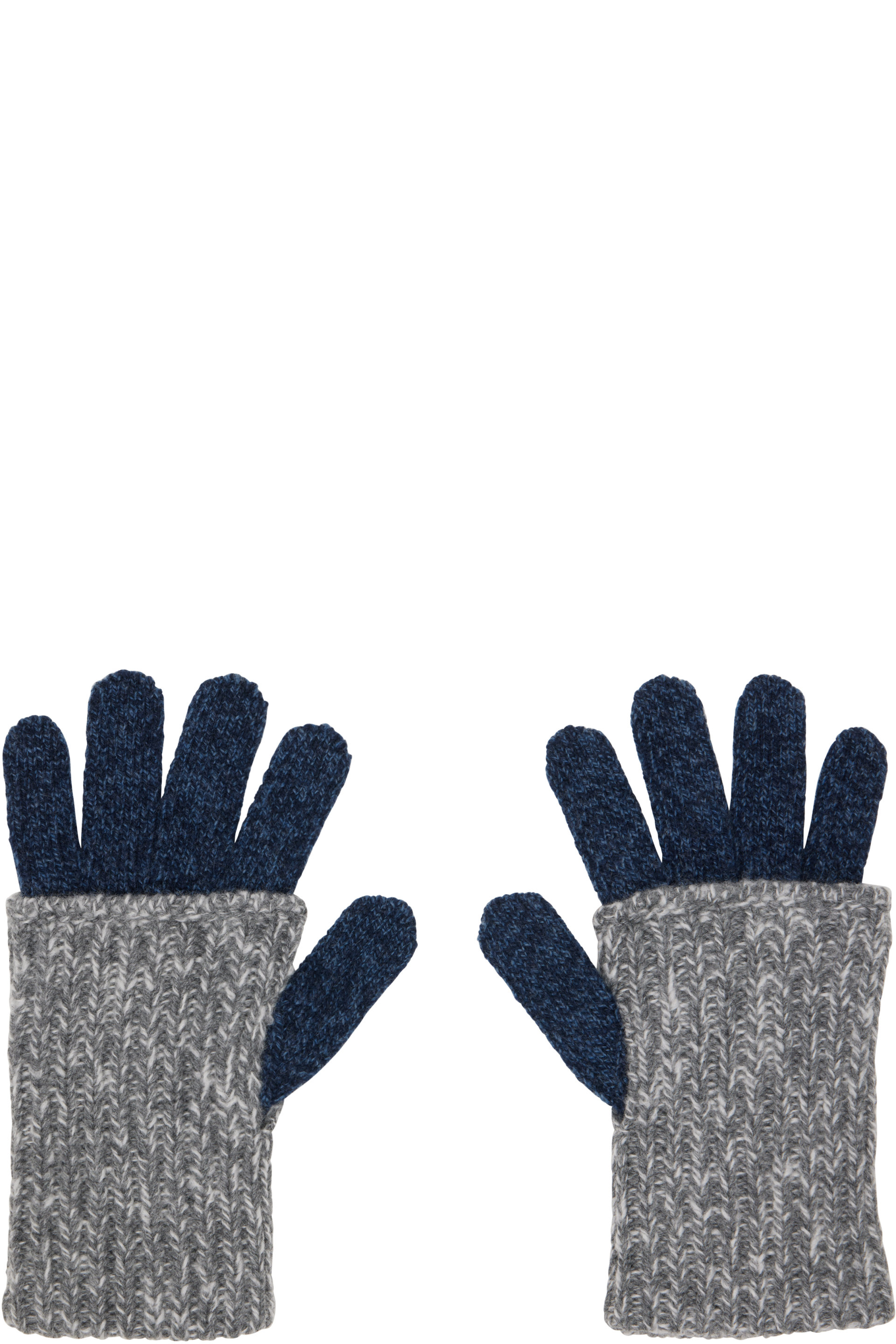 OUR LEGACY - Gray & Navy Fold Gloves