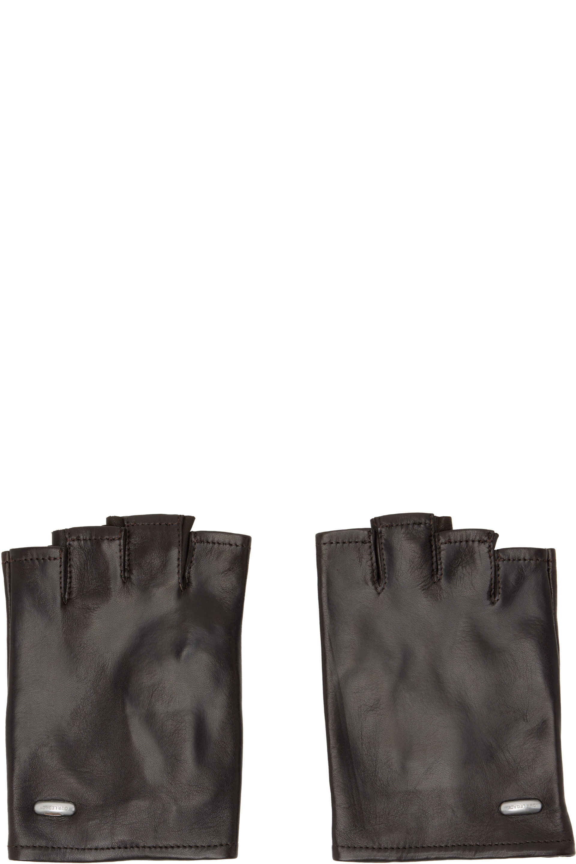 OUR LEGACY - Brown Biker Gloves