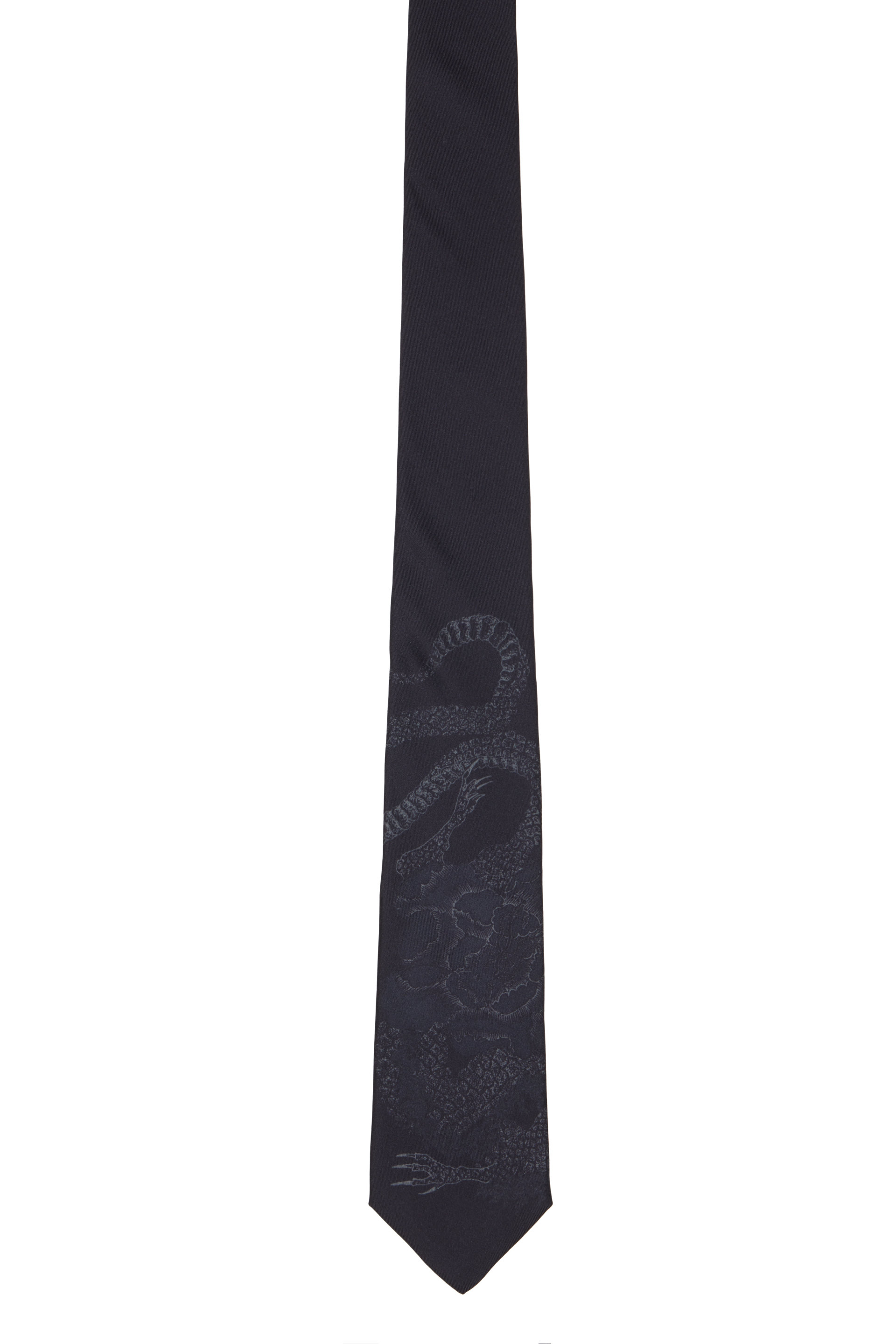 OUR LEGACY - Navy Silk Tie