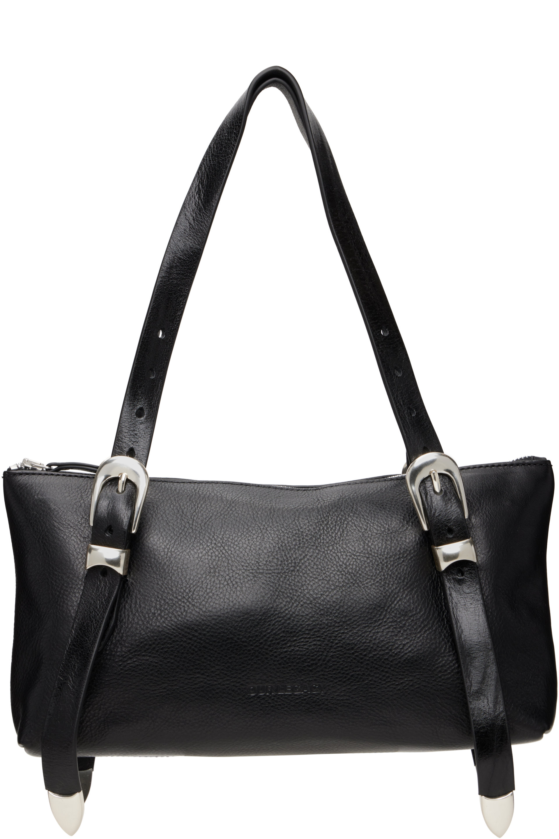 OUR LEGACY - Black 2 CM Belt Shoulder Bag