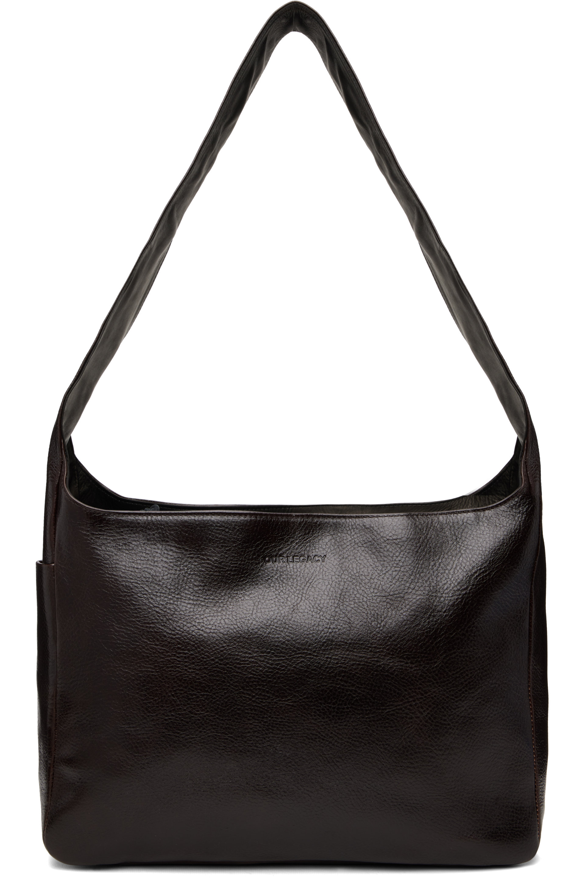 OUR LEGACY - Brown Grande Brick Messenger Bag