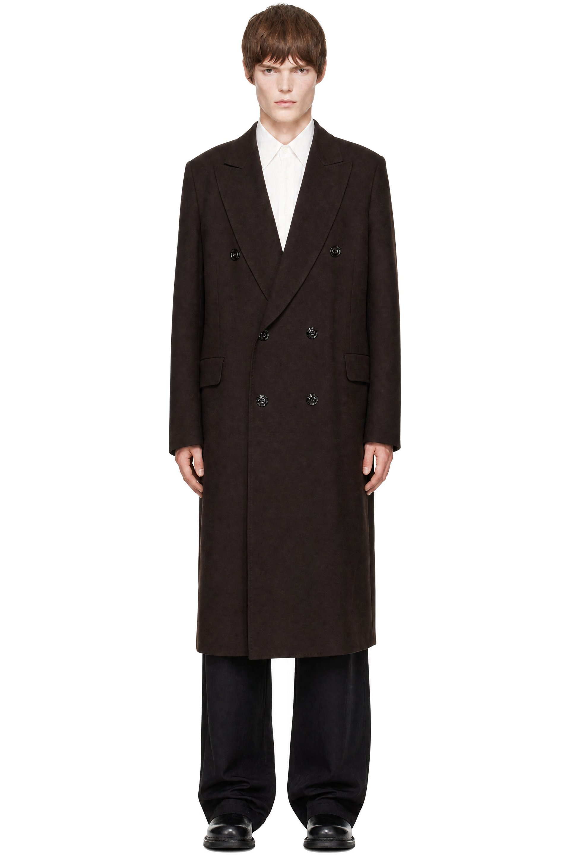 OUR LEGACY - Brown Extended Whale Coat