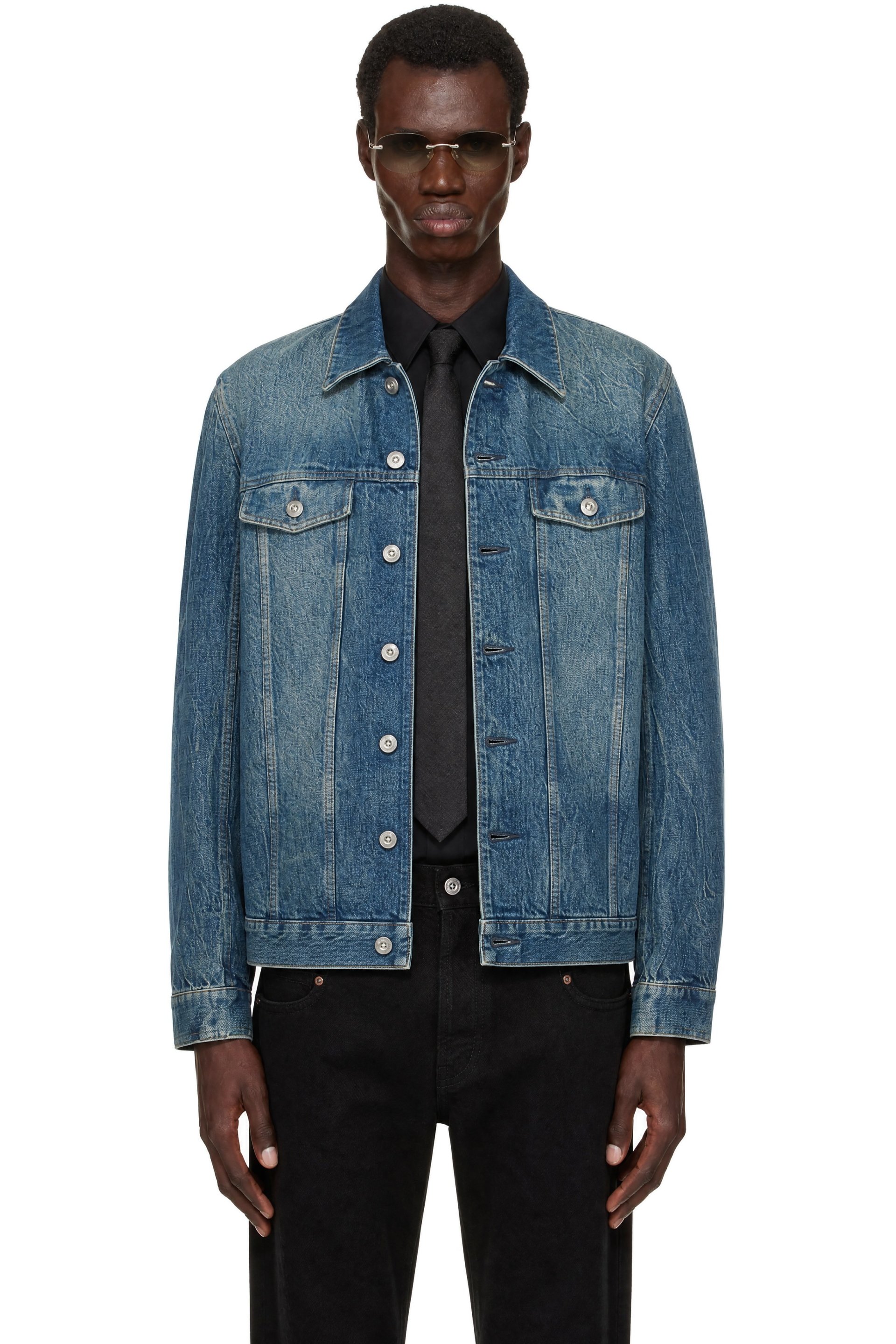 OUR LEGACY - Blouson Shackle bleu