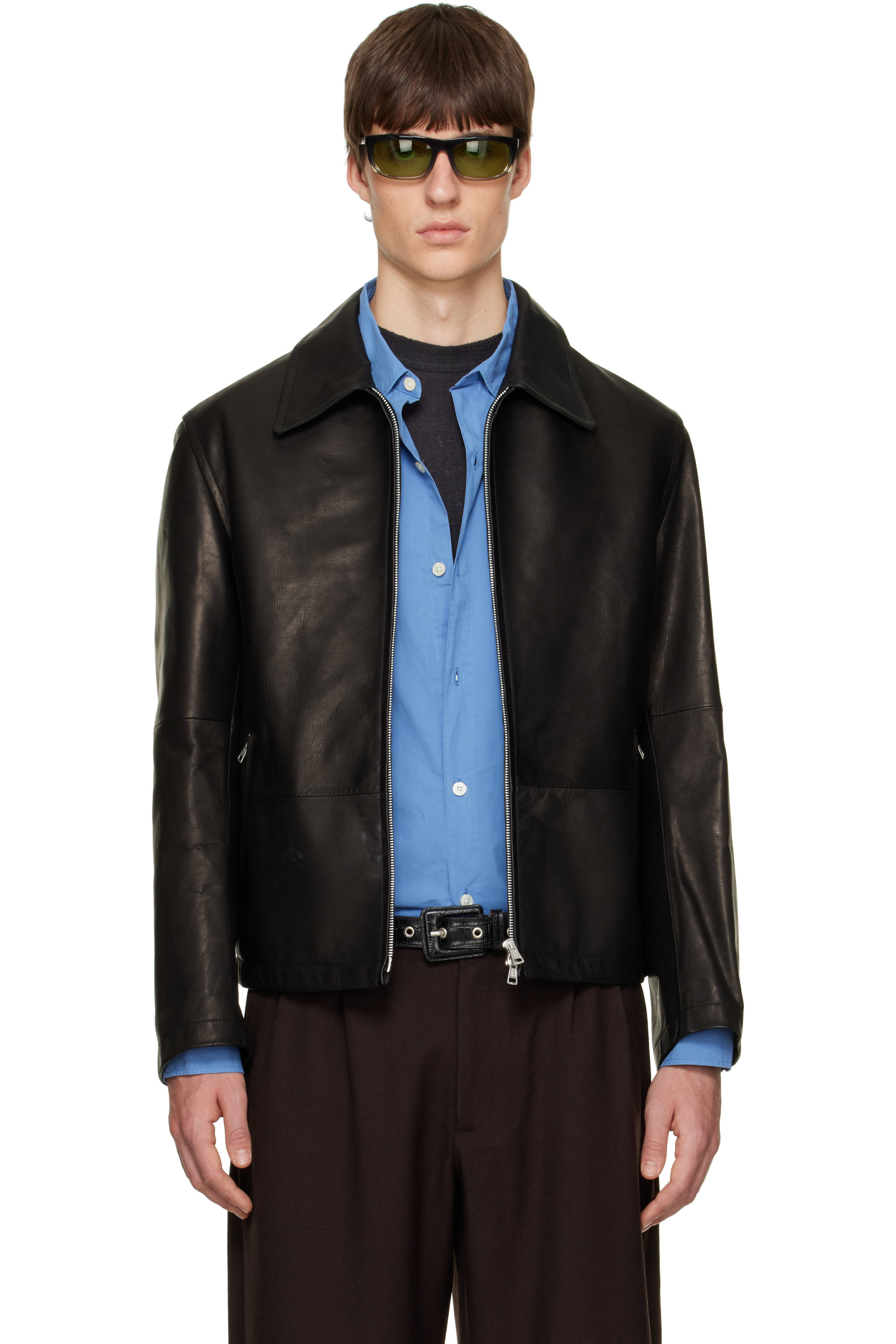OUR LEGACY - Black Rework Leather Jacket