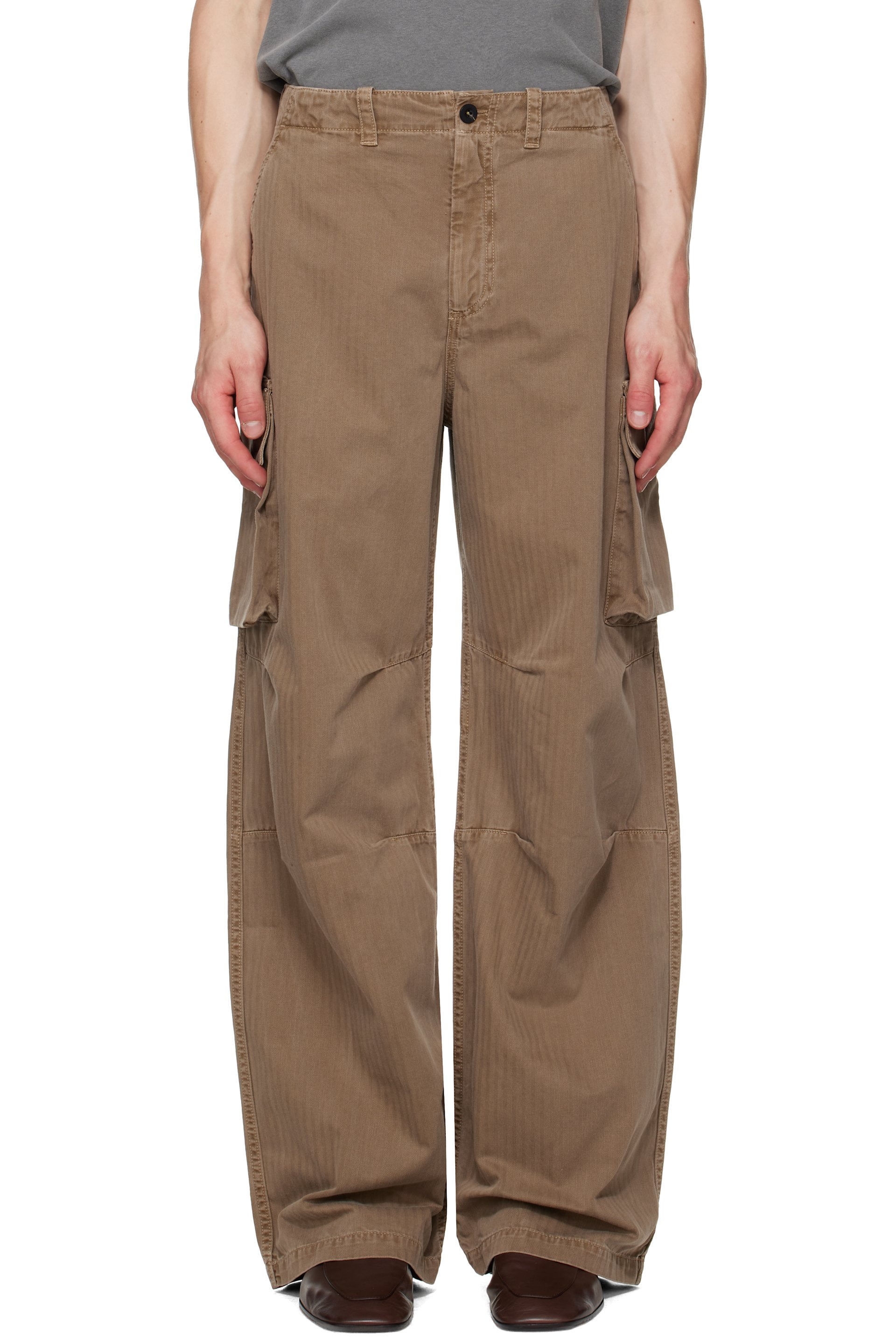 OUR LEGACY - Pantalon cargo Mount beige