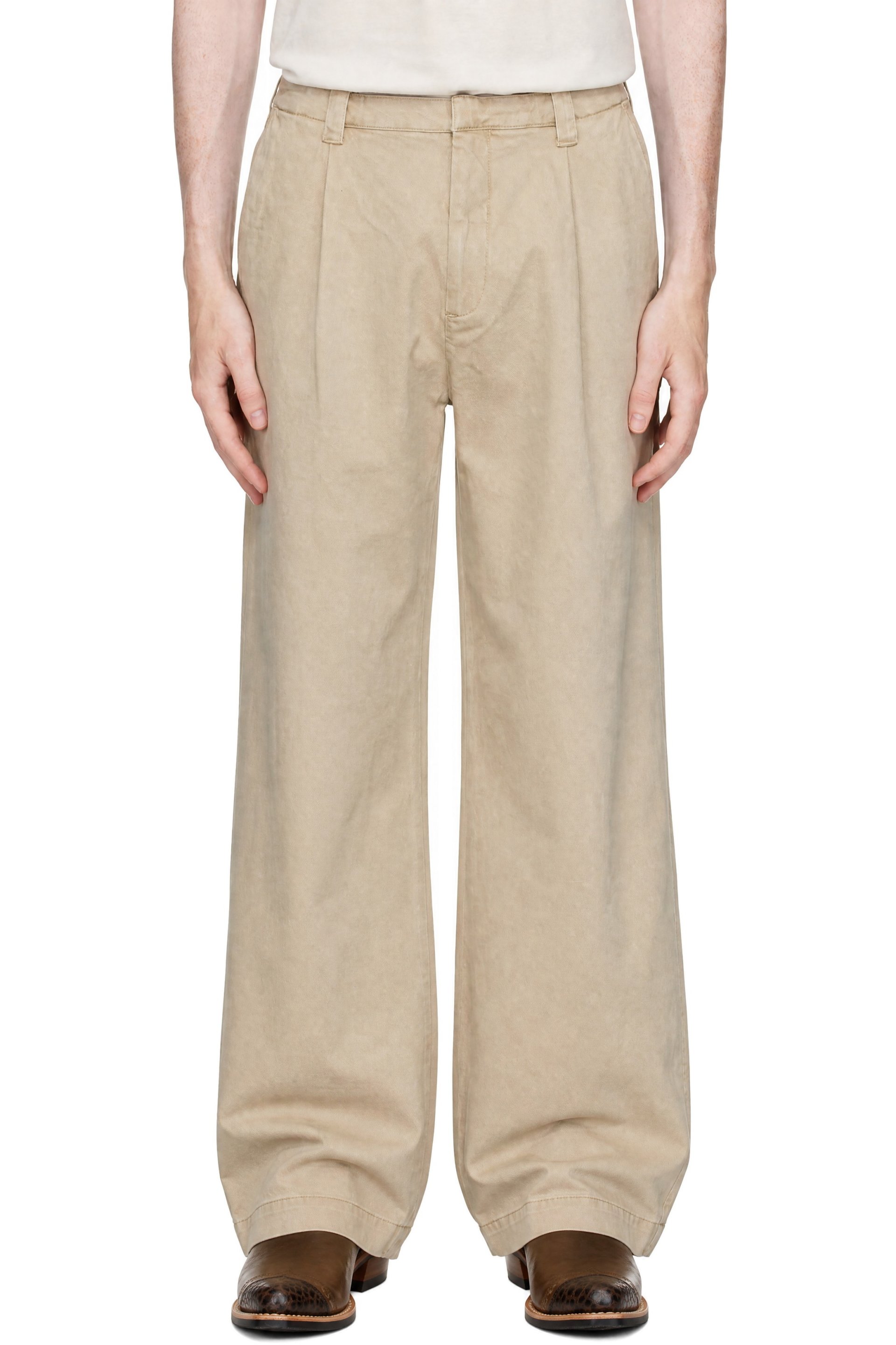 OUR LEGACY - Beige Still Chino Trousers