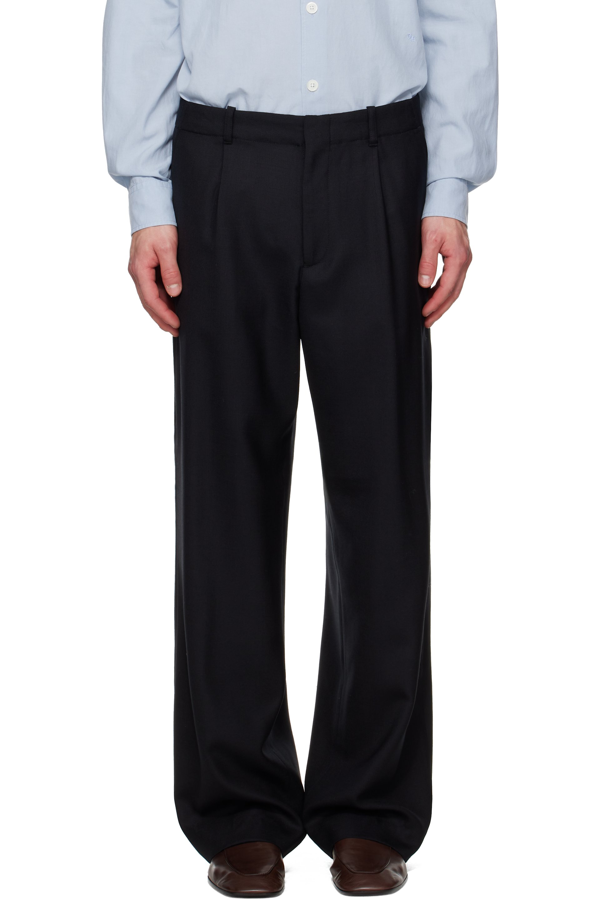 OUR LEGACY - Pantalon chino Borrowed noir