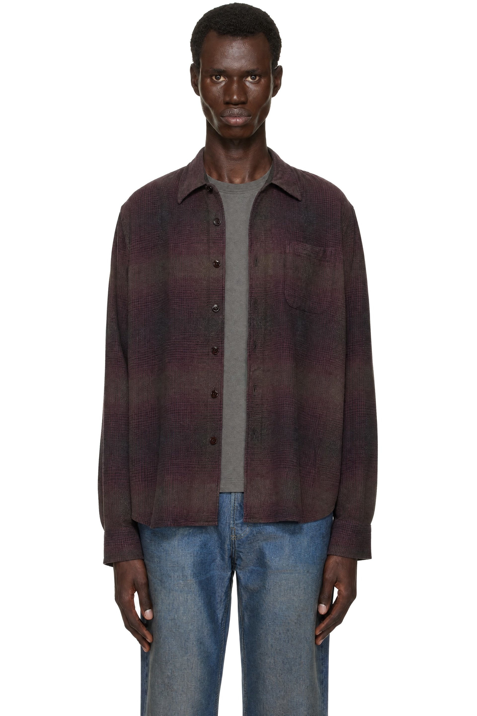 OUR LEGACY - Burgundy Above Shirt