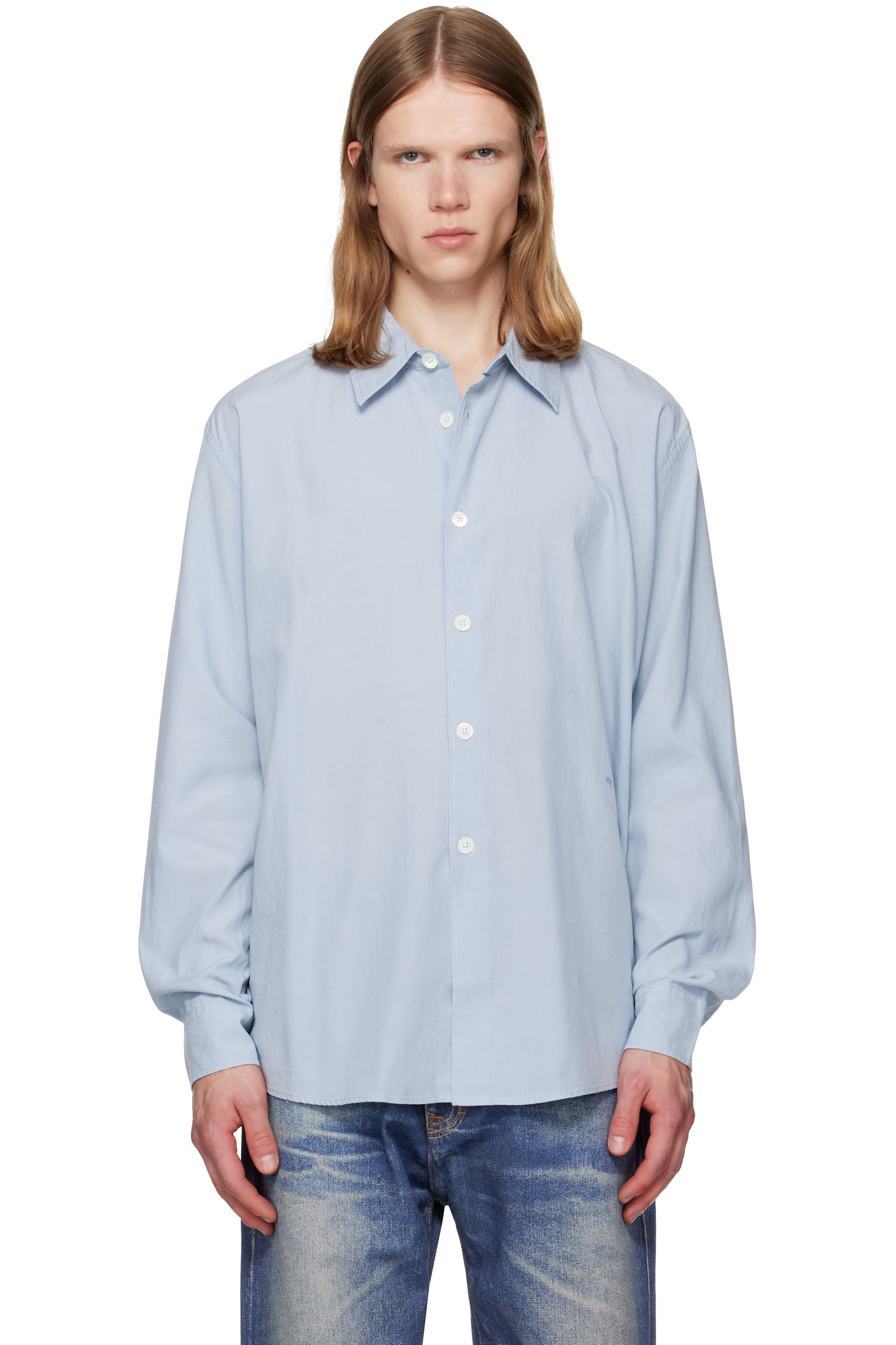 OUR LEGACY - Chemise Beyond bleue