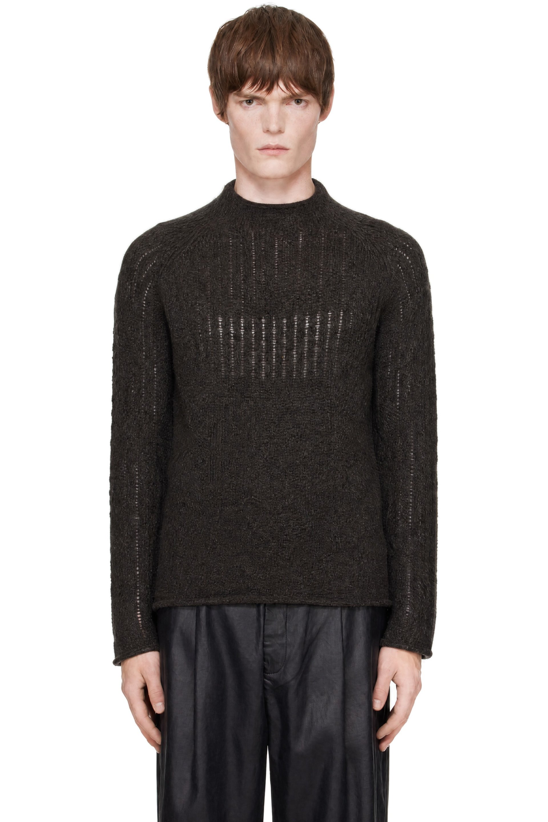 OUR LEGACY - Brown Rider Popover Sweater