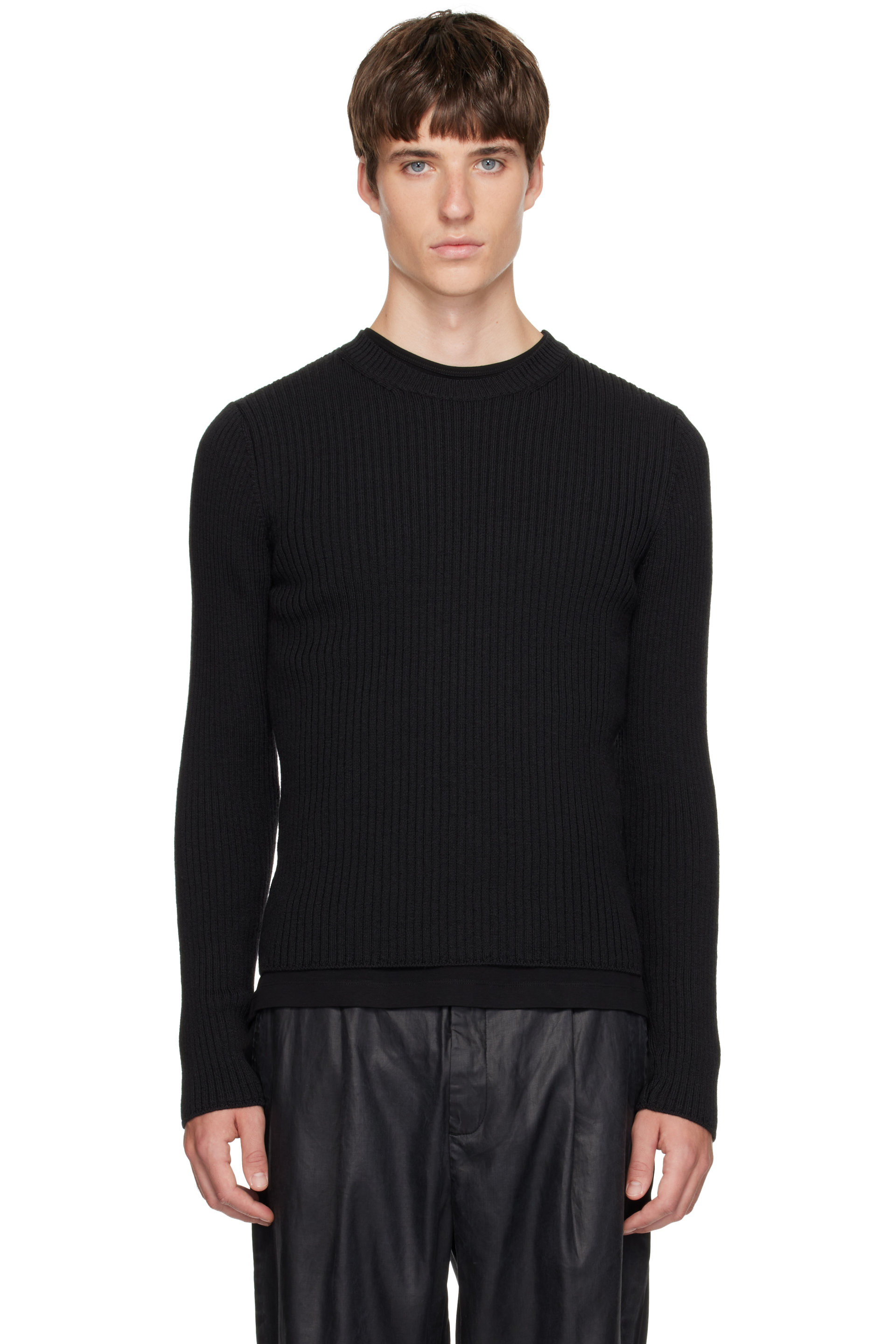 OUR LEGACY - Black Compact Roundneck Sweater