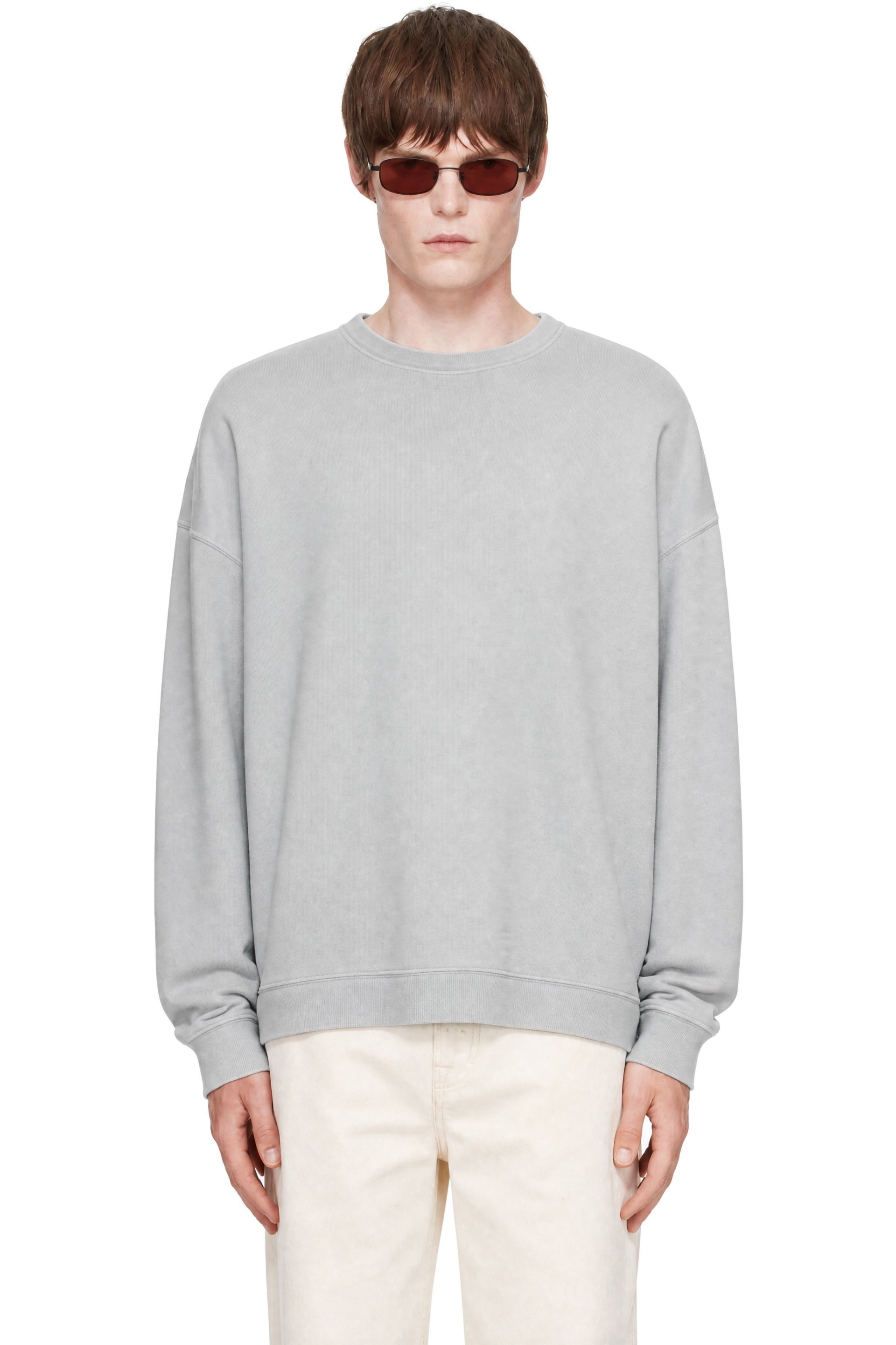 OUR LEGACY - Pull molletonné Slack gris