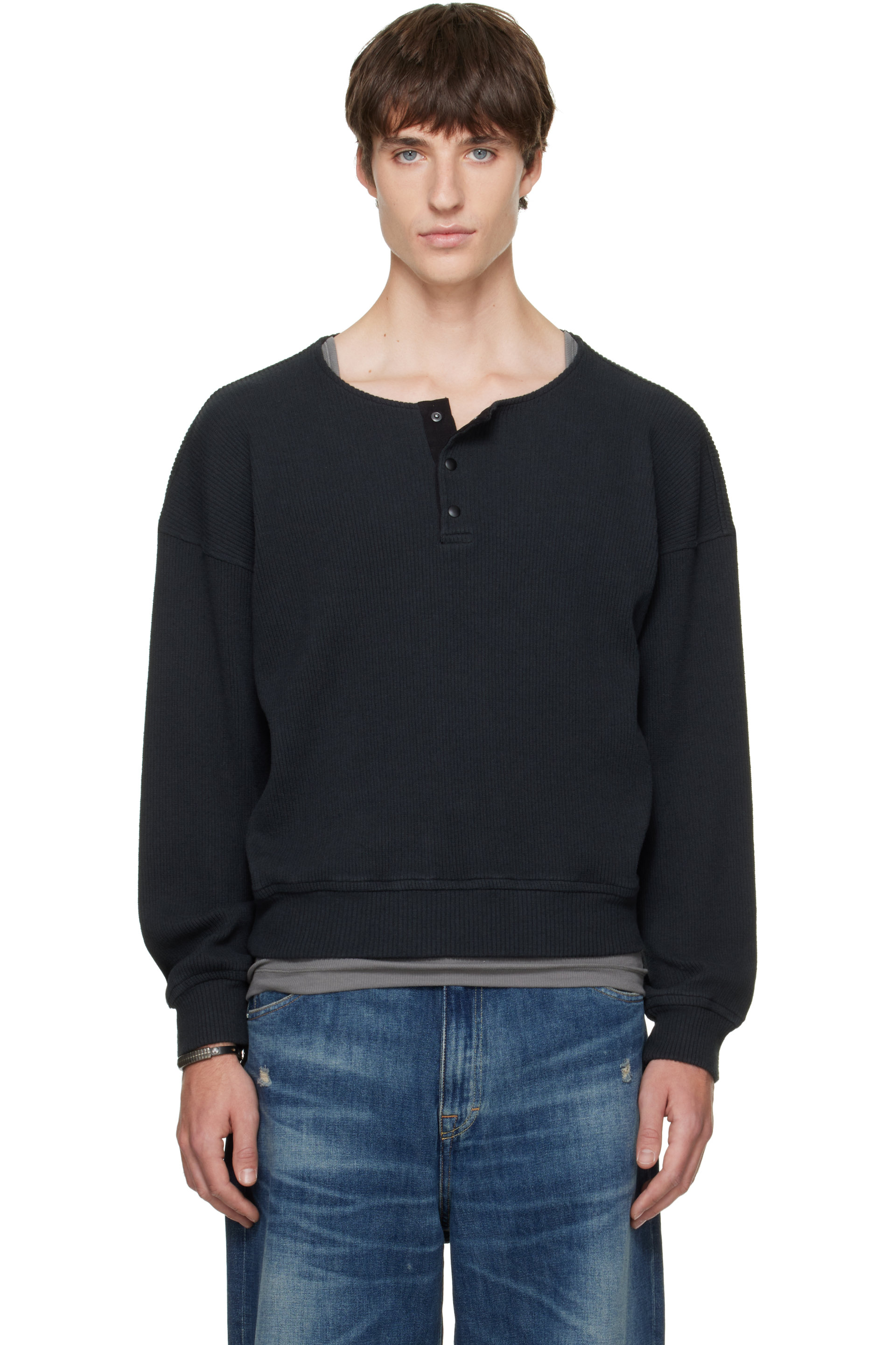 OUR LEGACY - Black Ballon Henley