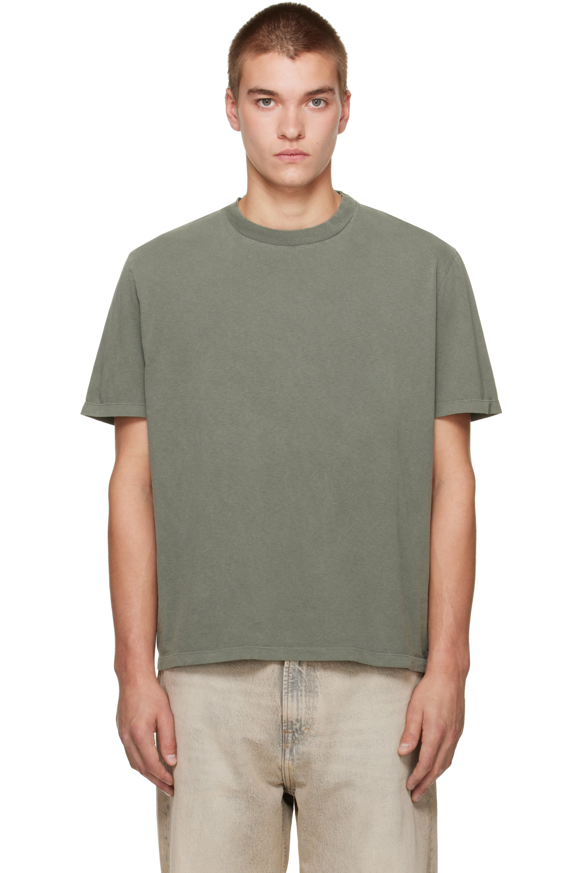 OUR LEGACY - Khaki Box T-shirt